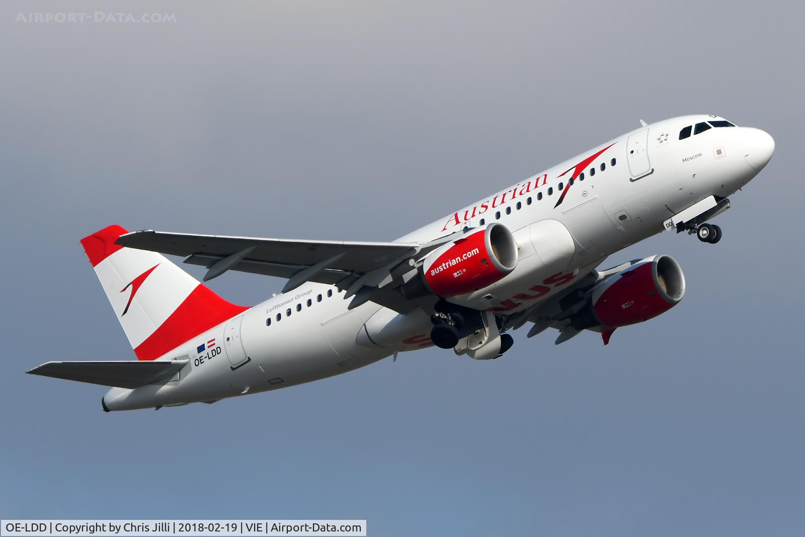 OE-LDD, 2005 Airbus A319-112 C/N 2416, Austrian