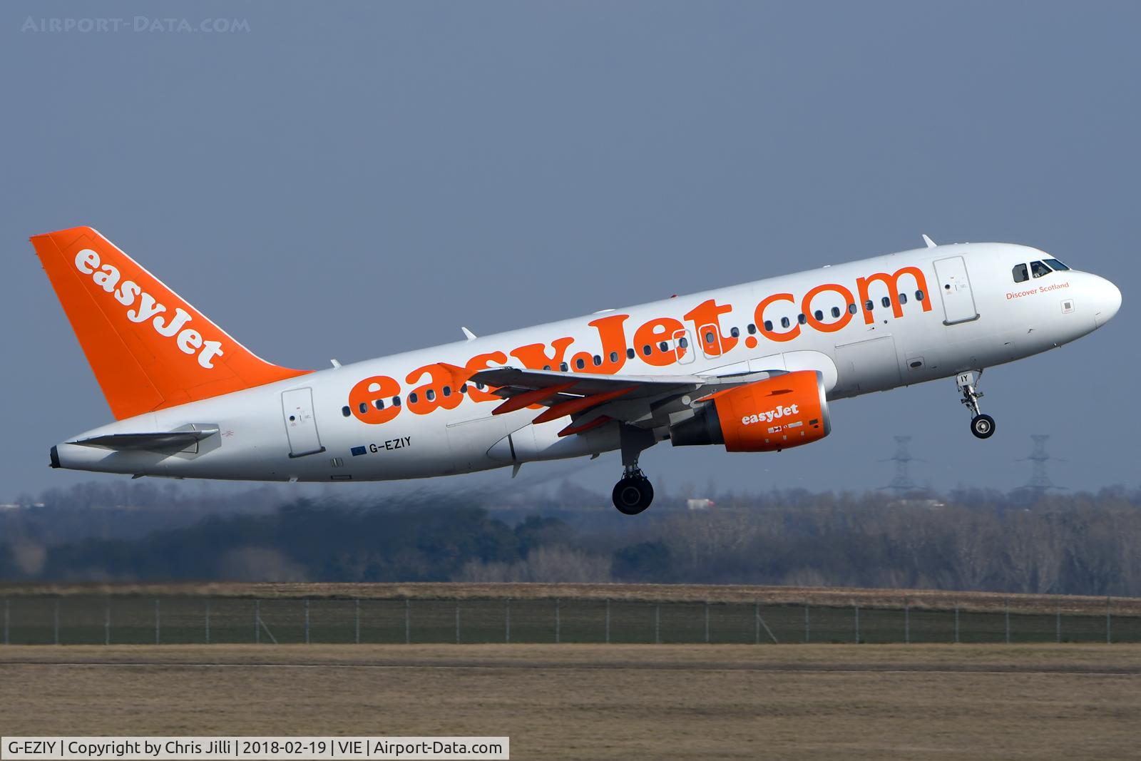 G-EZIY, 2005 Airbus A319-111 C/N 2636, easyJet