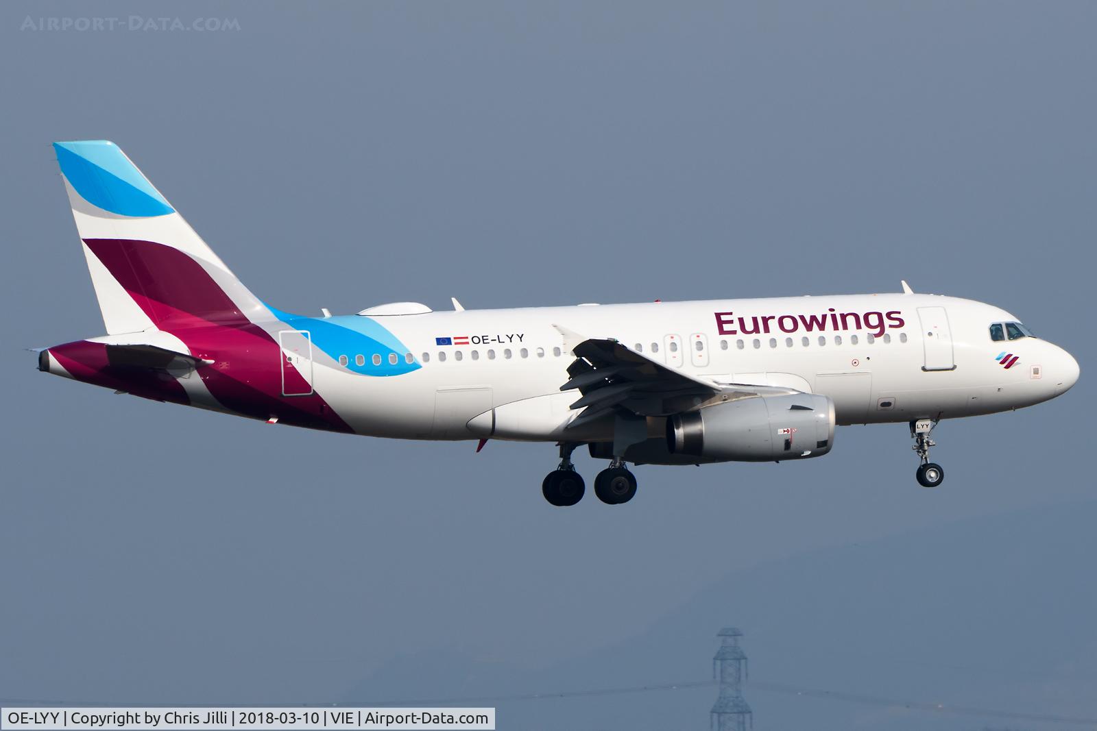 OE-LYY, 2010 Airbus A319-132 C/N 4256, Eurowings
