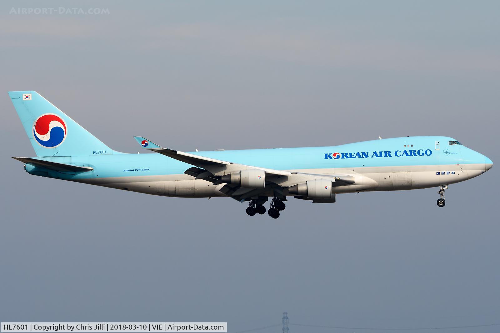 HL7601, 2004 Boeing 747-4B5F/SCD C/N 33949, Korean Air Cargo