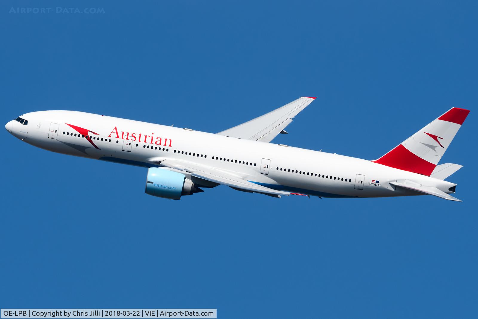 OE-LPB, 1998 Boeing 777-2Z9/ER C/N 28699, Austrian Airlines