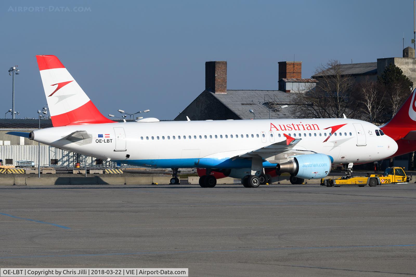 OE-LBT, 2000 Airbus A320-214 C/N 1387, Austrian Airlines