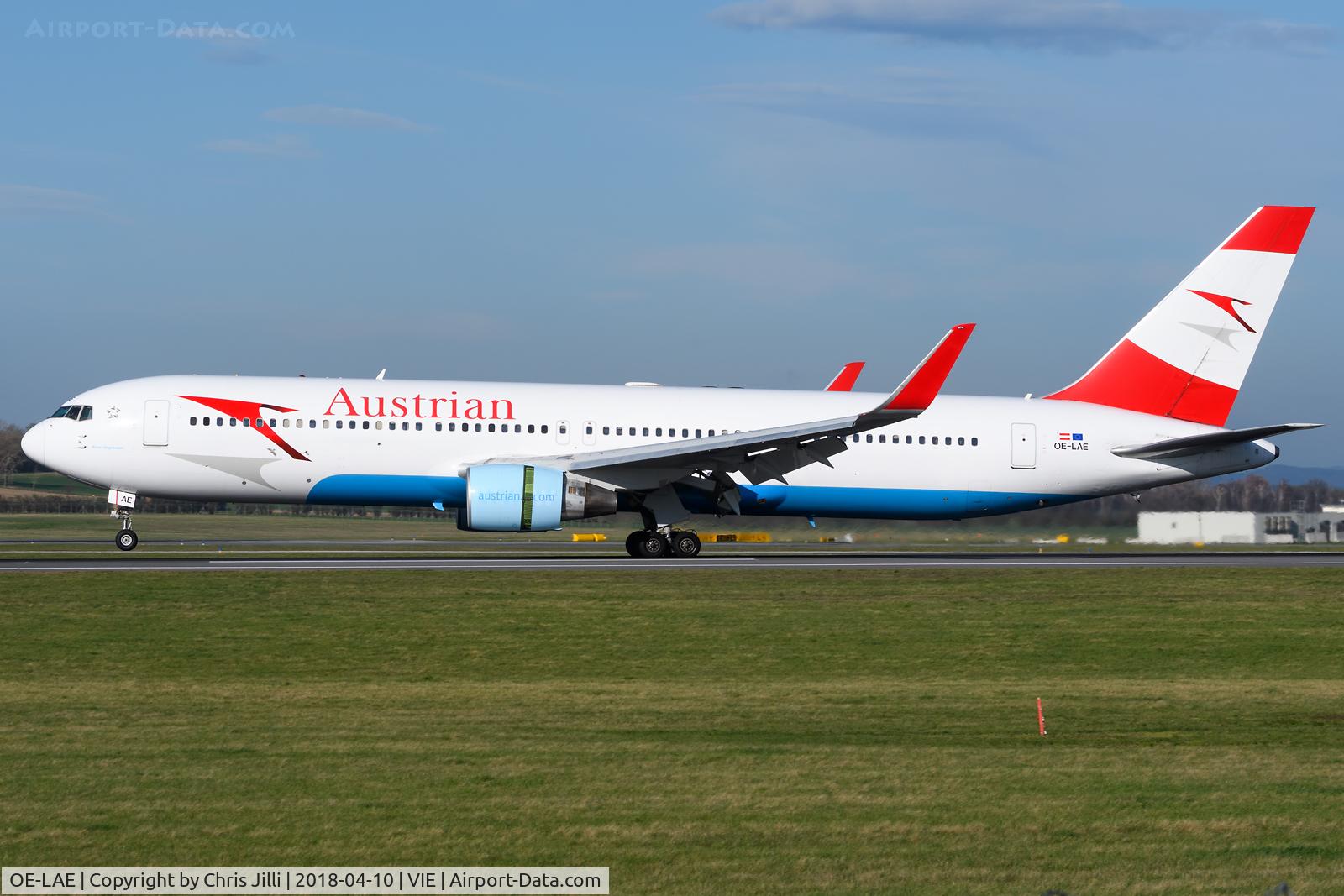 OE-LAE, 2000 Boeing 767-3Z9/ER C/N 30383, Austrian Airlines