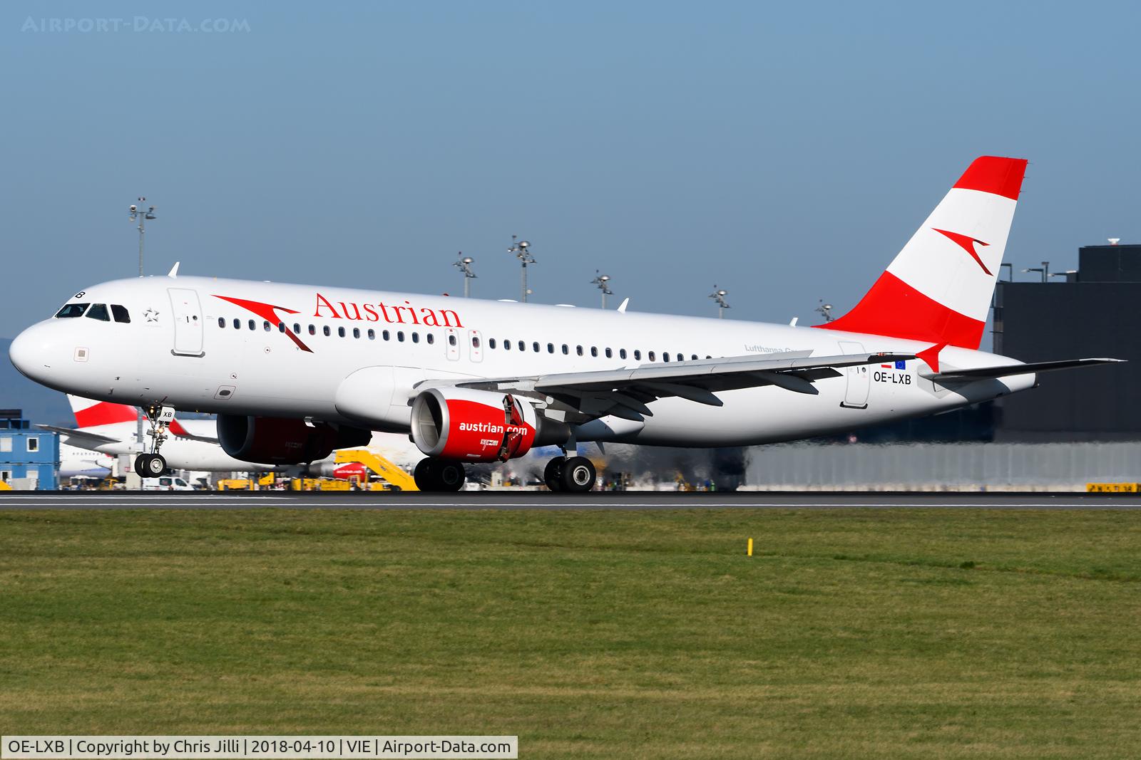 OE-LXB, 2008 Airbus A320-216 C/N 3482, Austrian Airlines