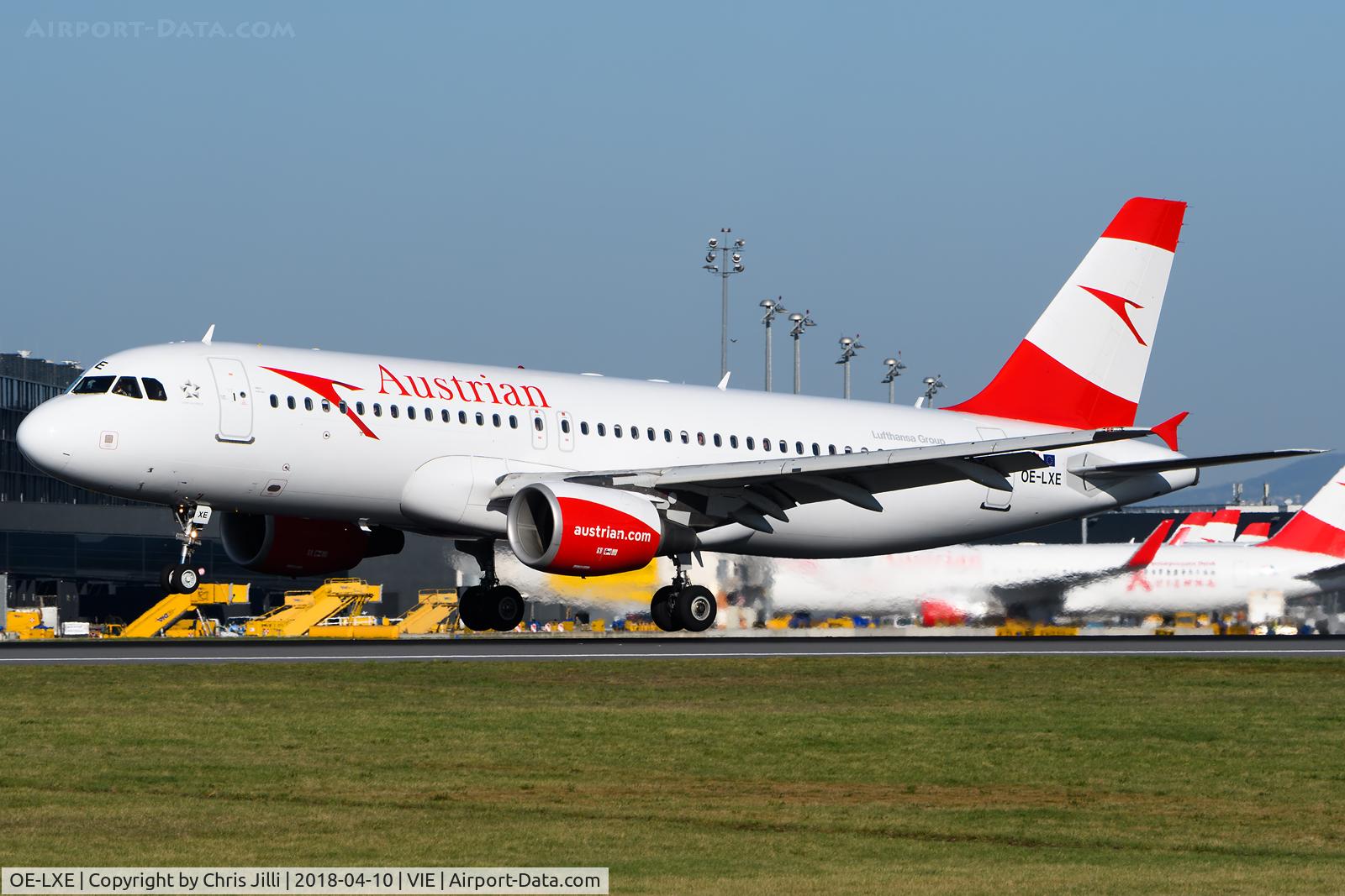 OE-LXE, 2008 Airbus A320-216 C/N 3532, Austrian Airlines