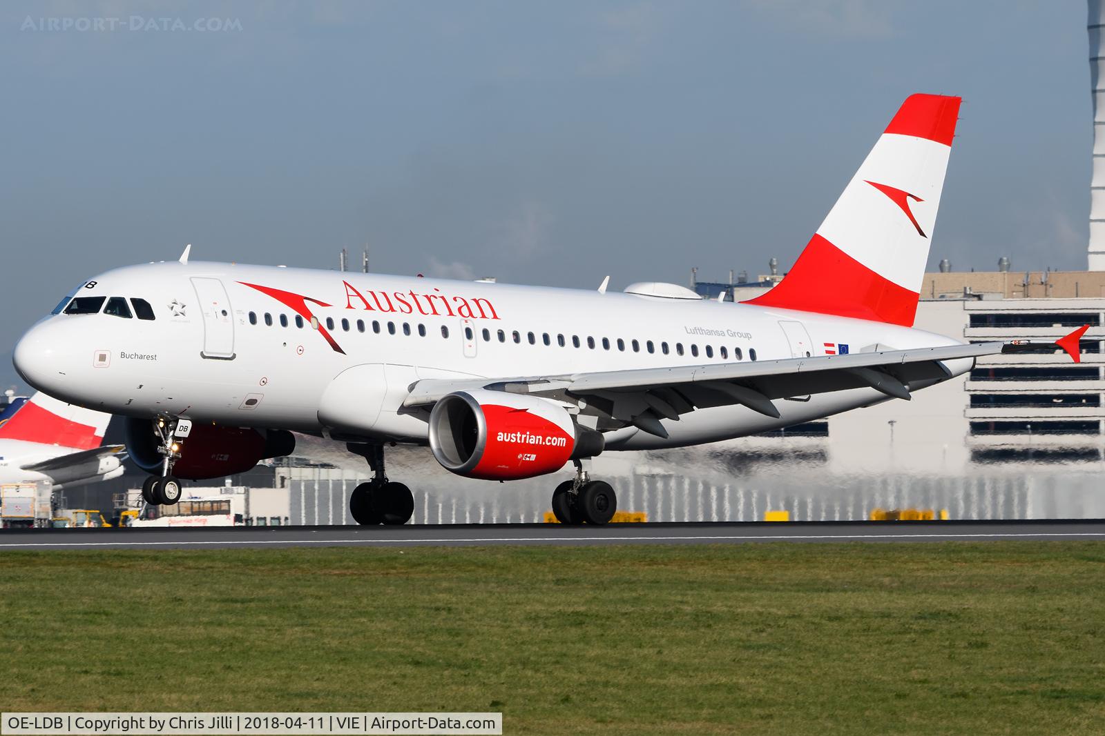 OE-LDB, 2004 Airbus A319-112 C/N 2174, Austrian