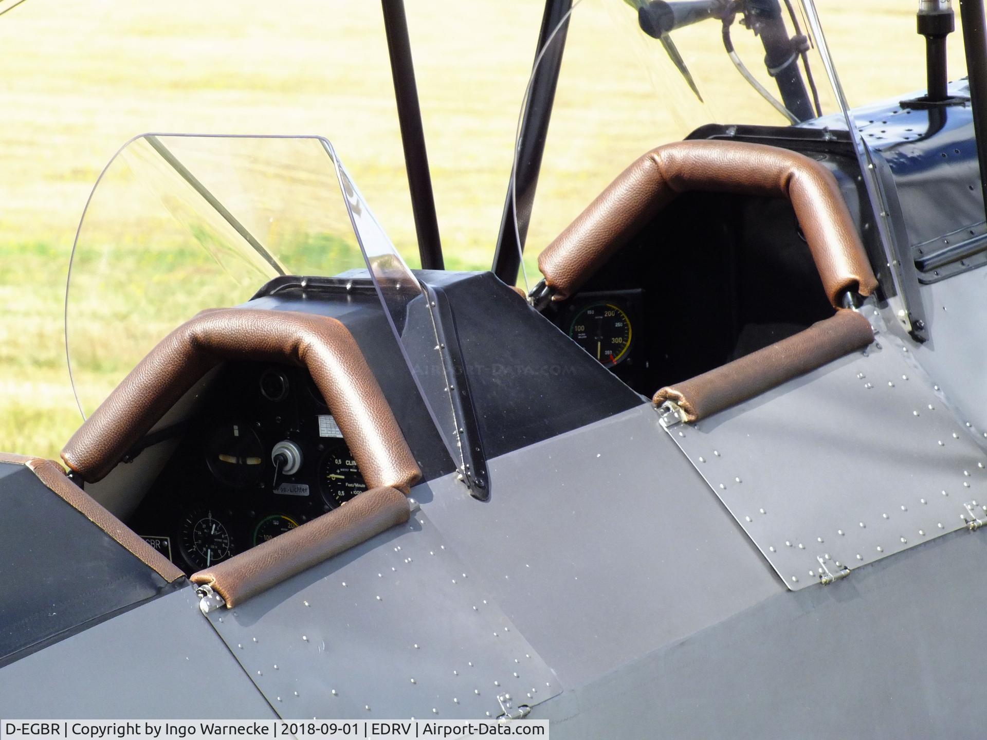 D-EGBR, 1940 Focke-Wulf Fw 44J Stieglitz C/N 2906, Focke-Wulf Fw 44J Stieglitz at the 2018 Flugplatzfest Wershofen