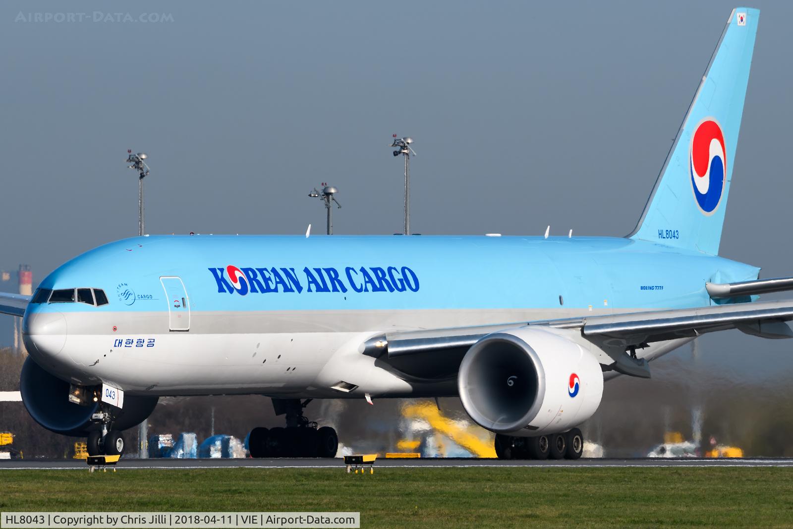 HL8043, 2016 Boeing 777-FB5 C/N 62693, Korean Air Cargo