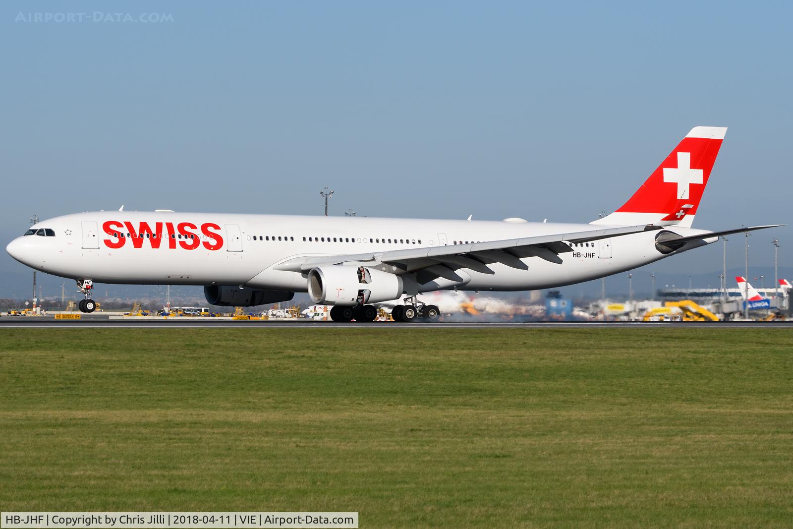 HB-JHF, 2010 Airbus A330-343X C/N 1089, Swiss
