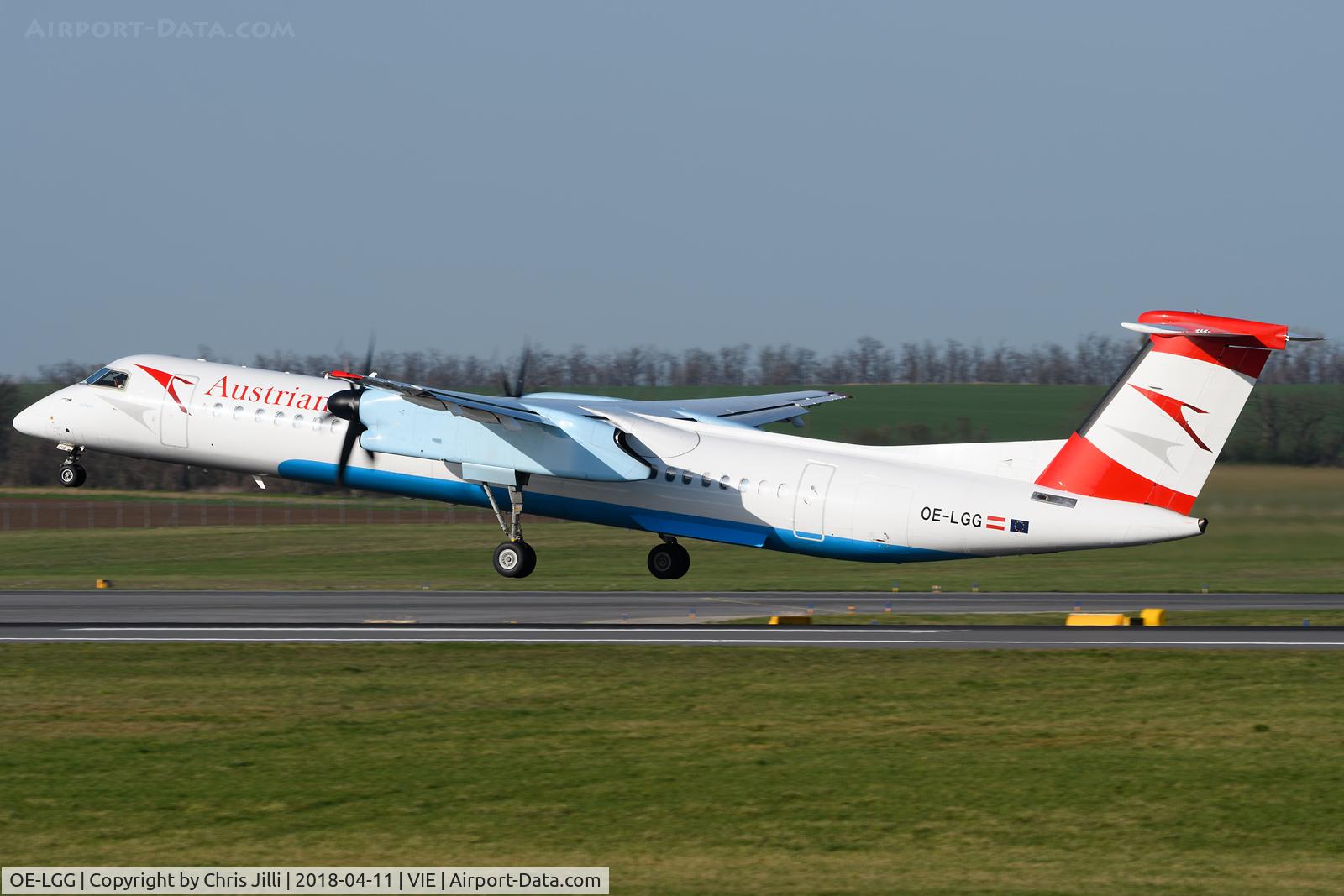 OE-LGG, 2002 De Havilland Canada DHC-8-402Q Dash 8 C/N 4074, Austrian