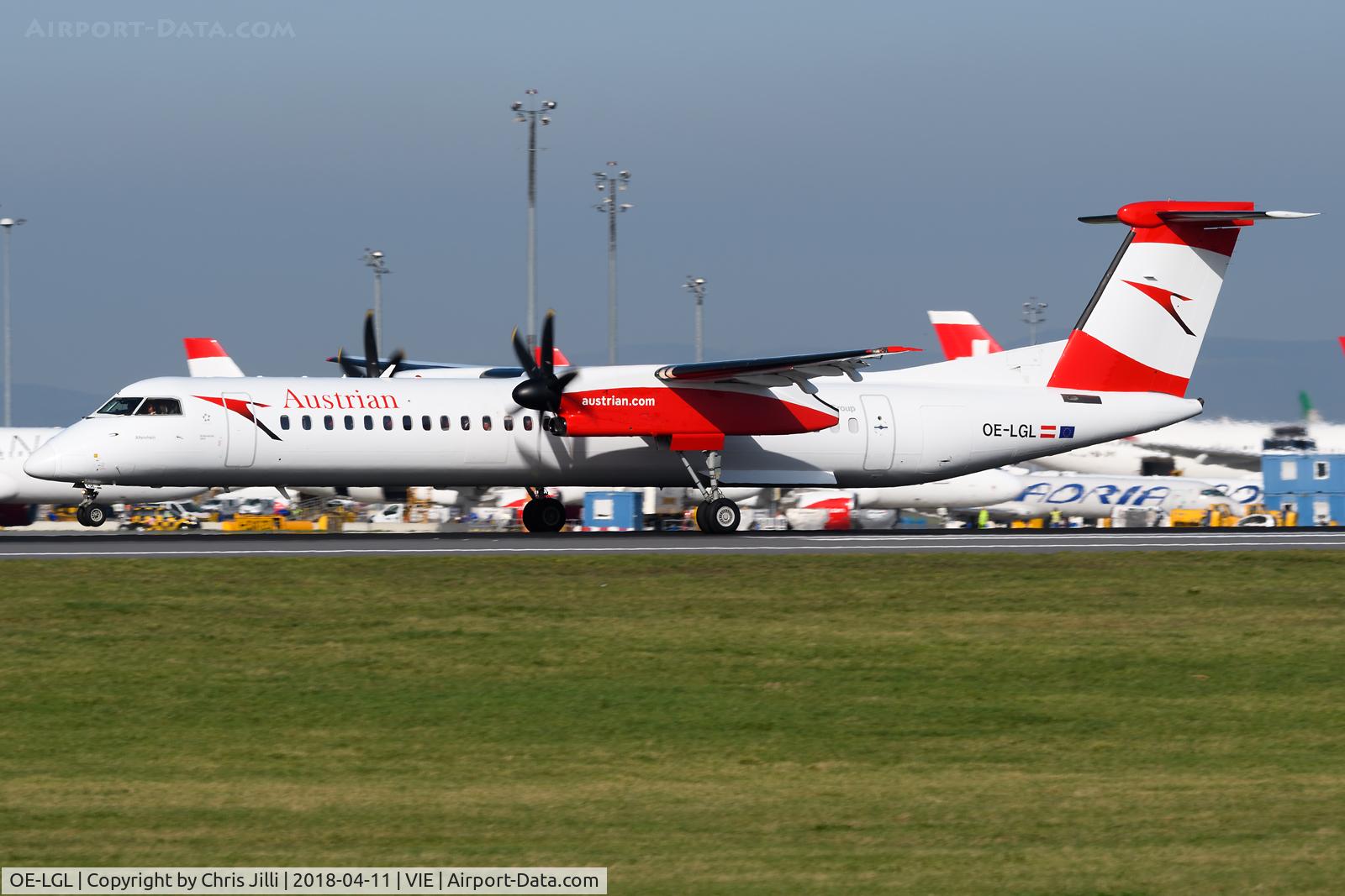 OE-LGL, 2010 De Havilland Canada DHC-8-402Q Dash 8 C/N 4310, Austrian Airlines