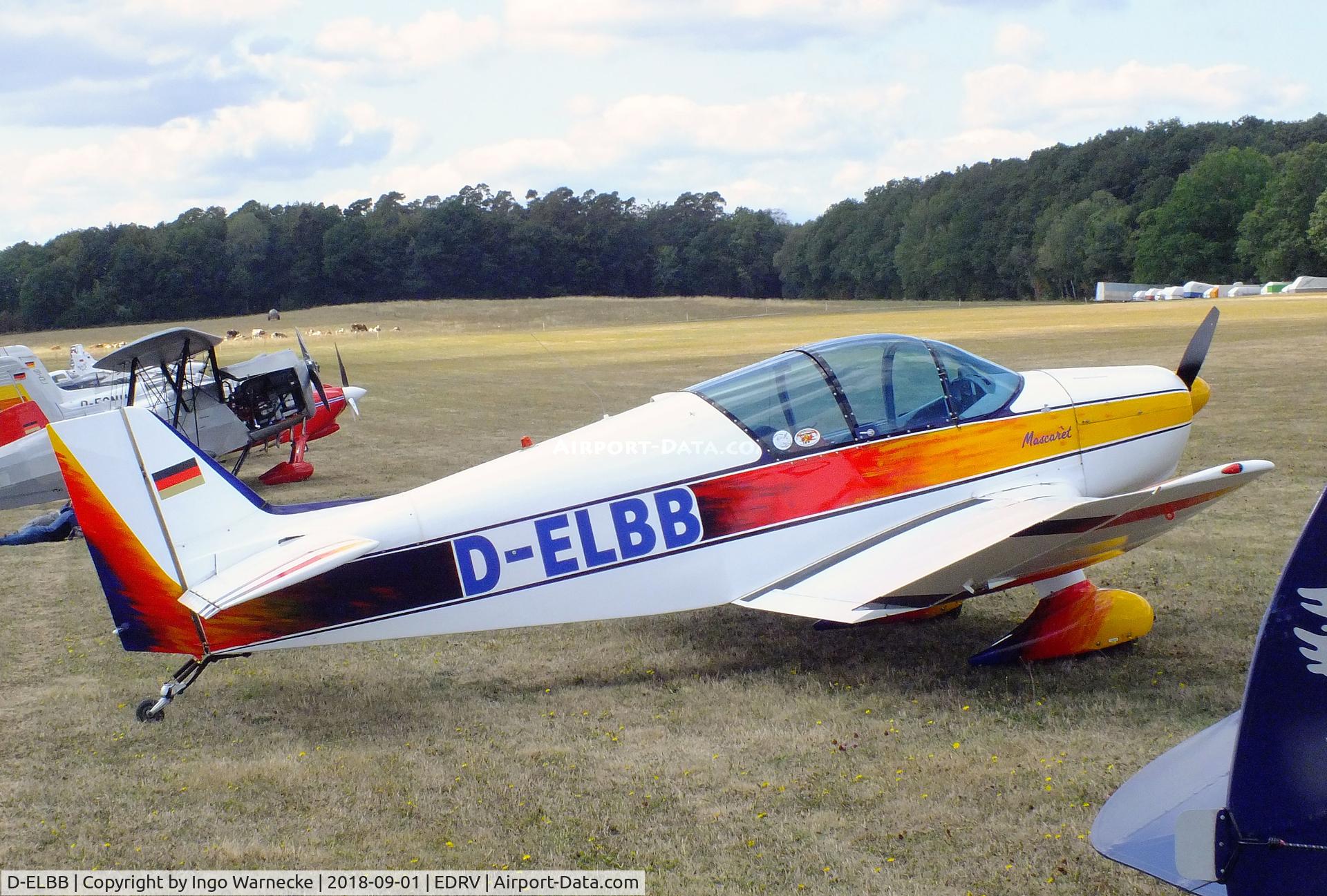 D-ELBB, Jodel D-150 Mascaret C/N 30, Jodel D.150 Mascaret at the 2018 Flugplatzfest Wershofen