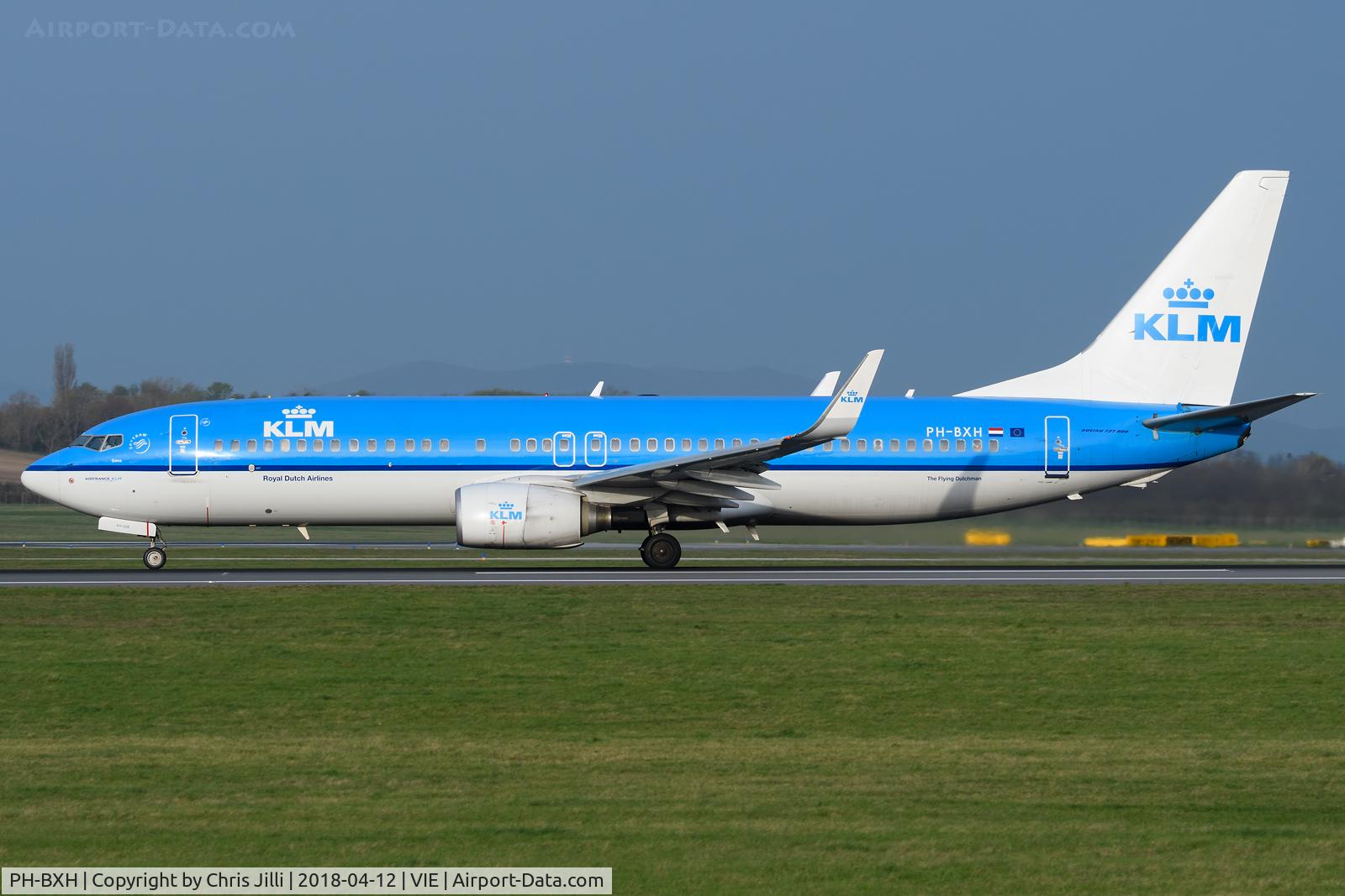 PH-BXH, 2000 Boeing 737-8K2 C/N 29597, KLM