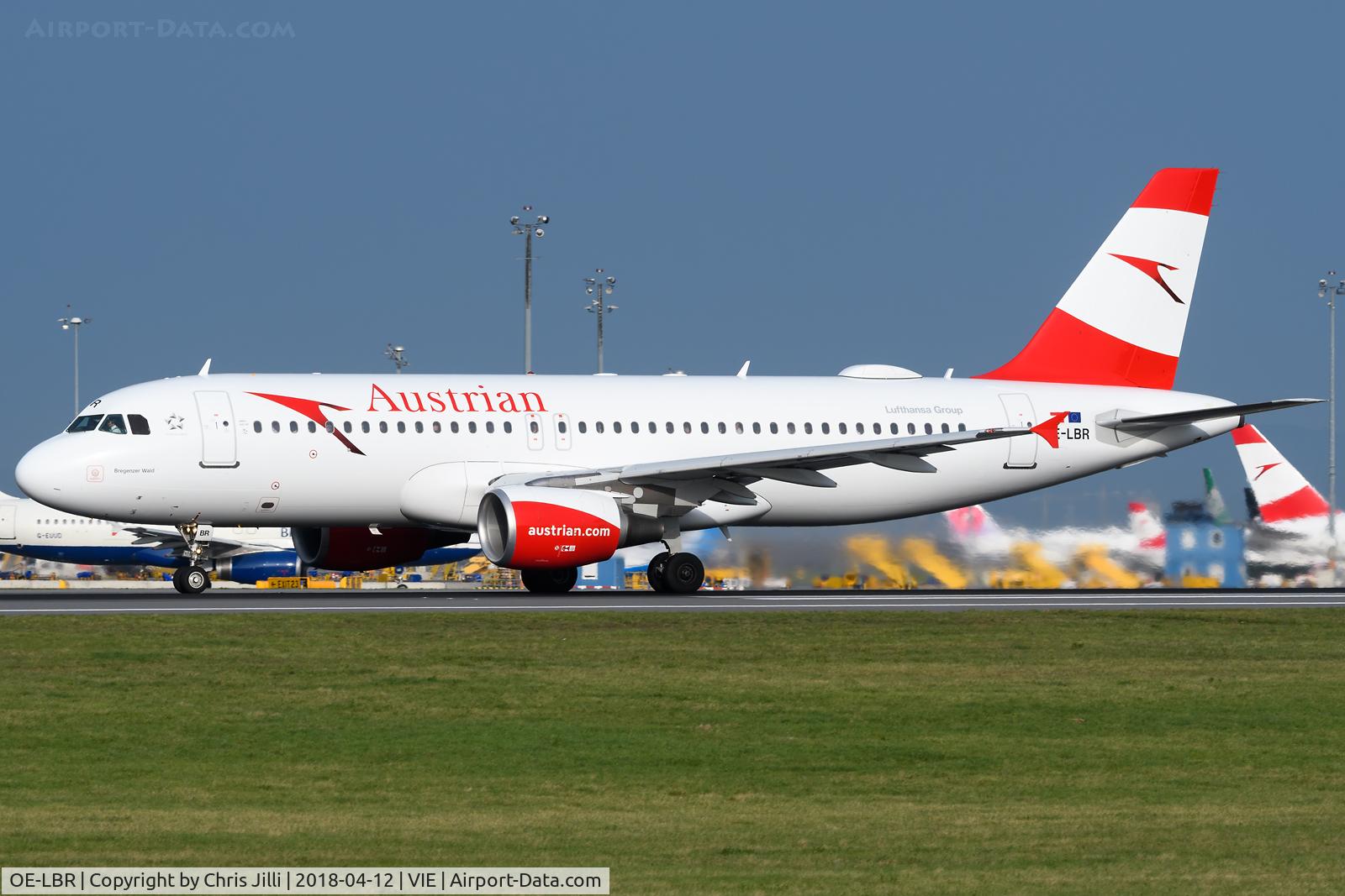 OE-LBR, 2000 Airbus A320-214 C/N 1150, Austrian