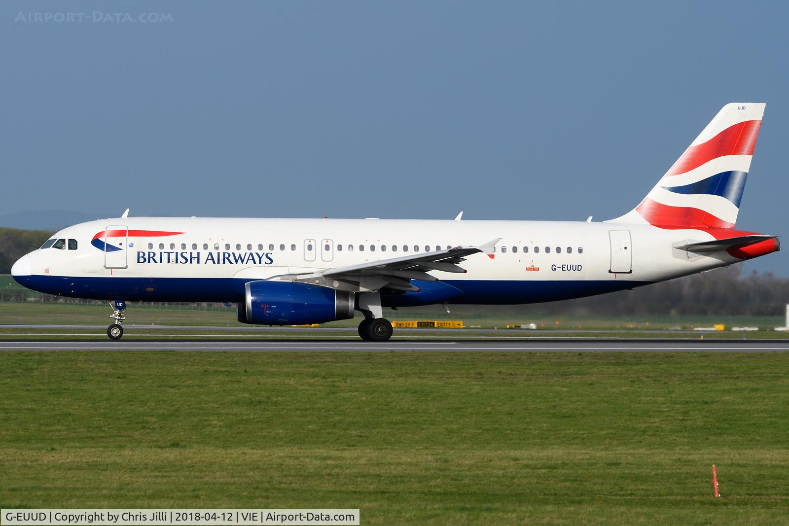 G-EUUD, 2002 Airbus A320-232 C/N 1760, British Airways