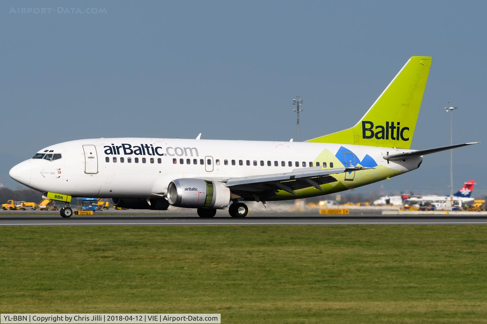 YL-BBN, 1992 Boeing 737-522 C/N 26683, airBaltic