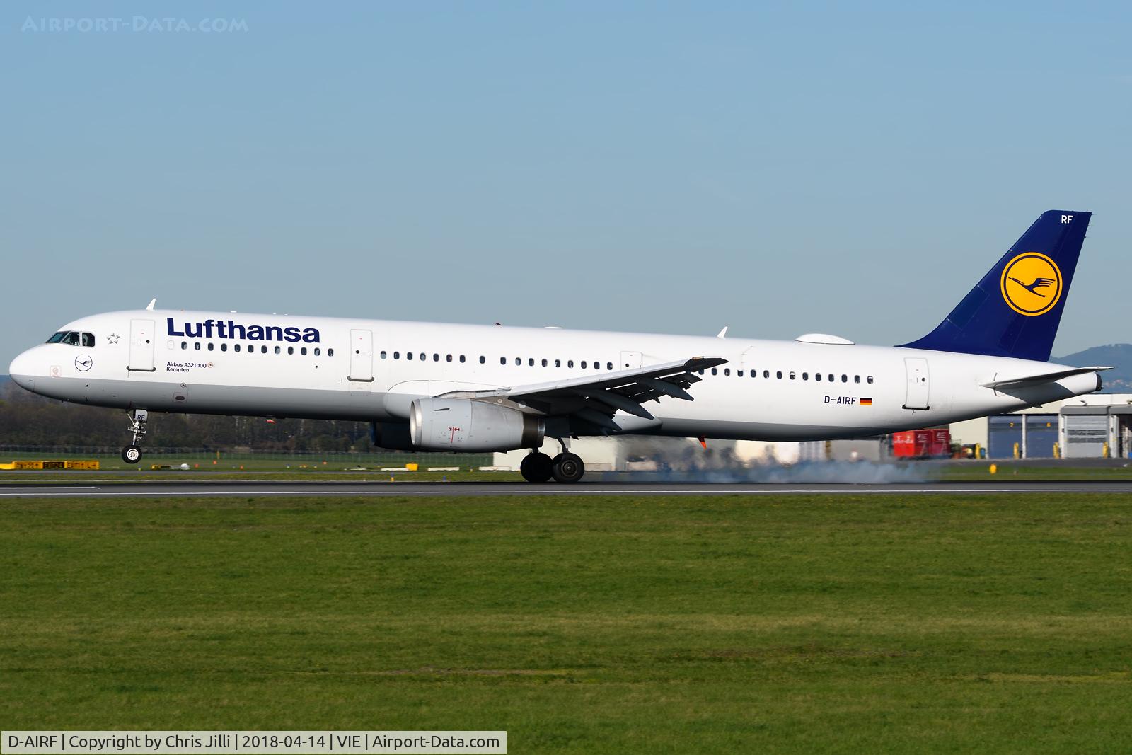 D-AIRF, 1994 Airbus A321-131 C/N 0493, Lufthansa