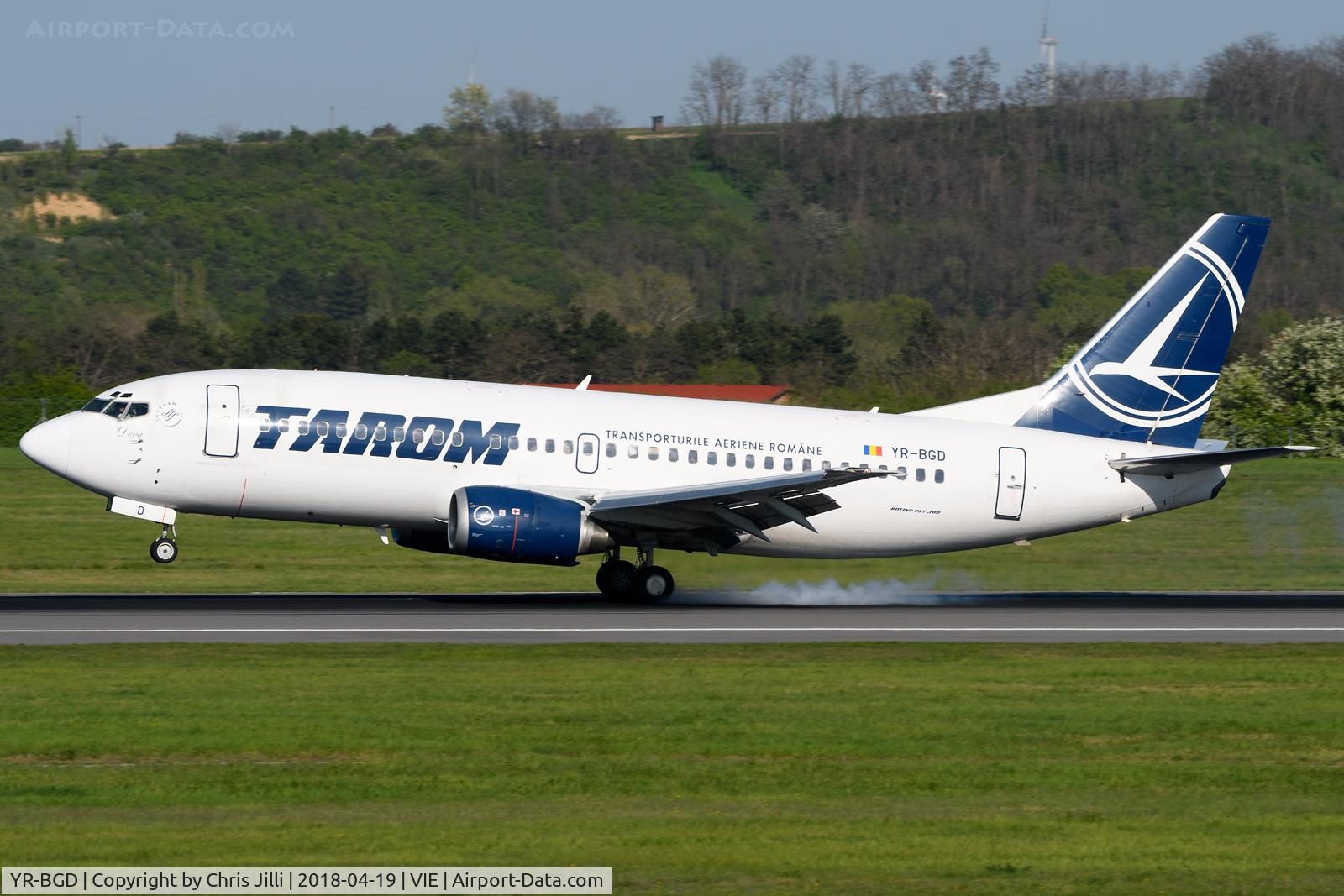 YR-BGD, 1994 Boeing 737-38J C/N 27182/2663, TAROM