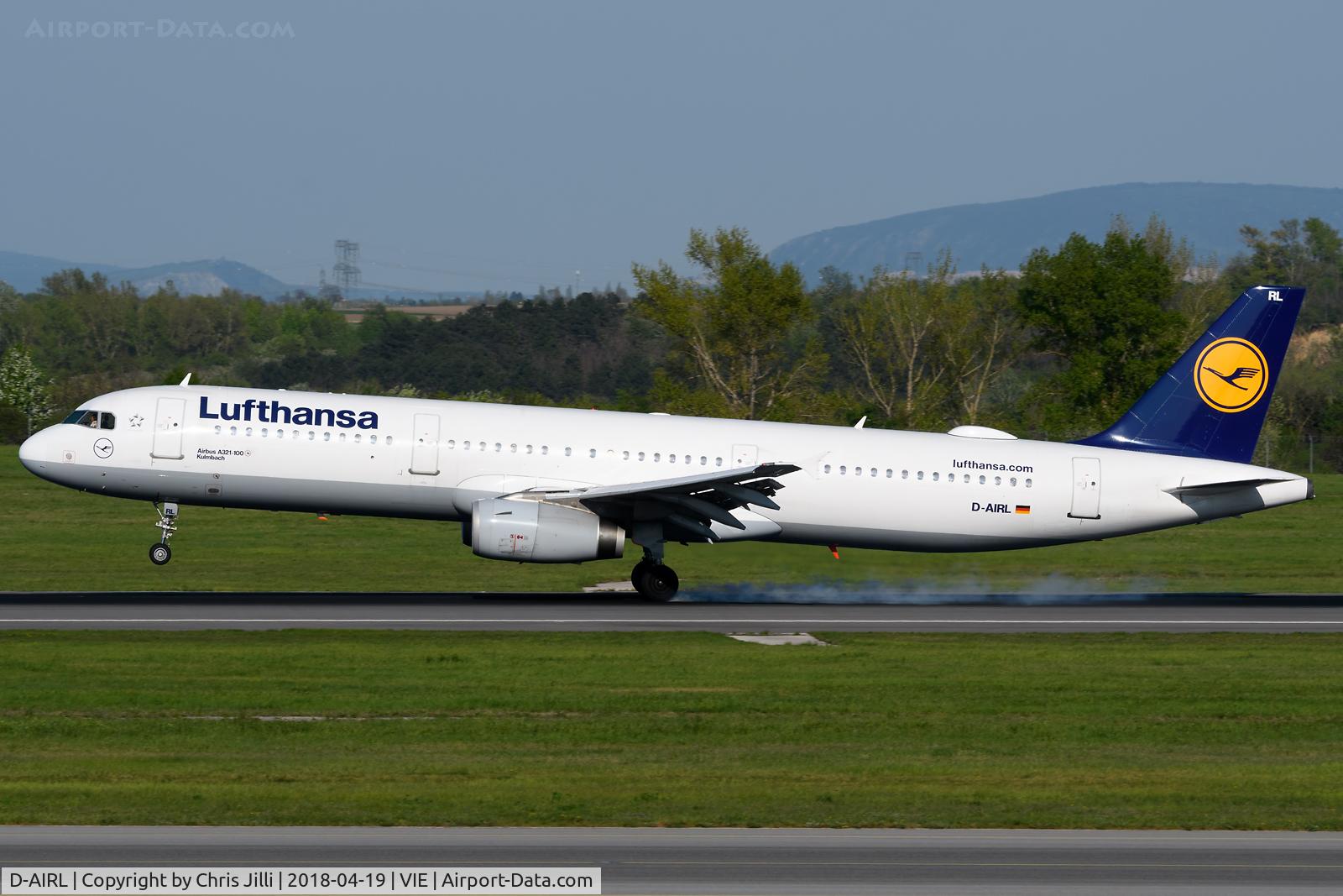 D-AIRL, 1994 Airbus A321-131 C/N 505, Lufthansa