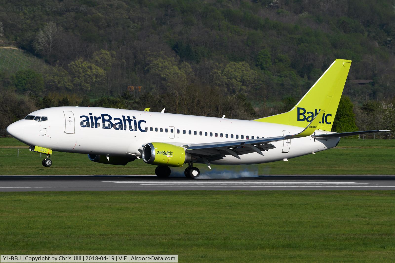 YL-BBJ, 1999 Boeing 737-33Q C/N 30333, airBaltic
