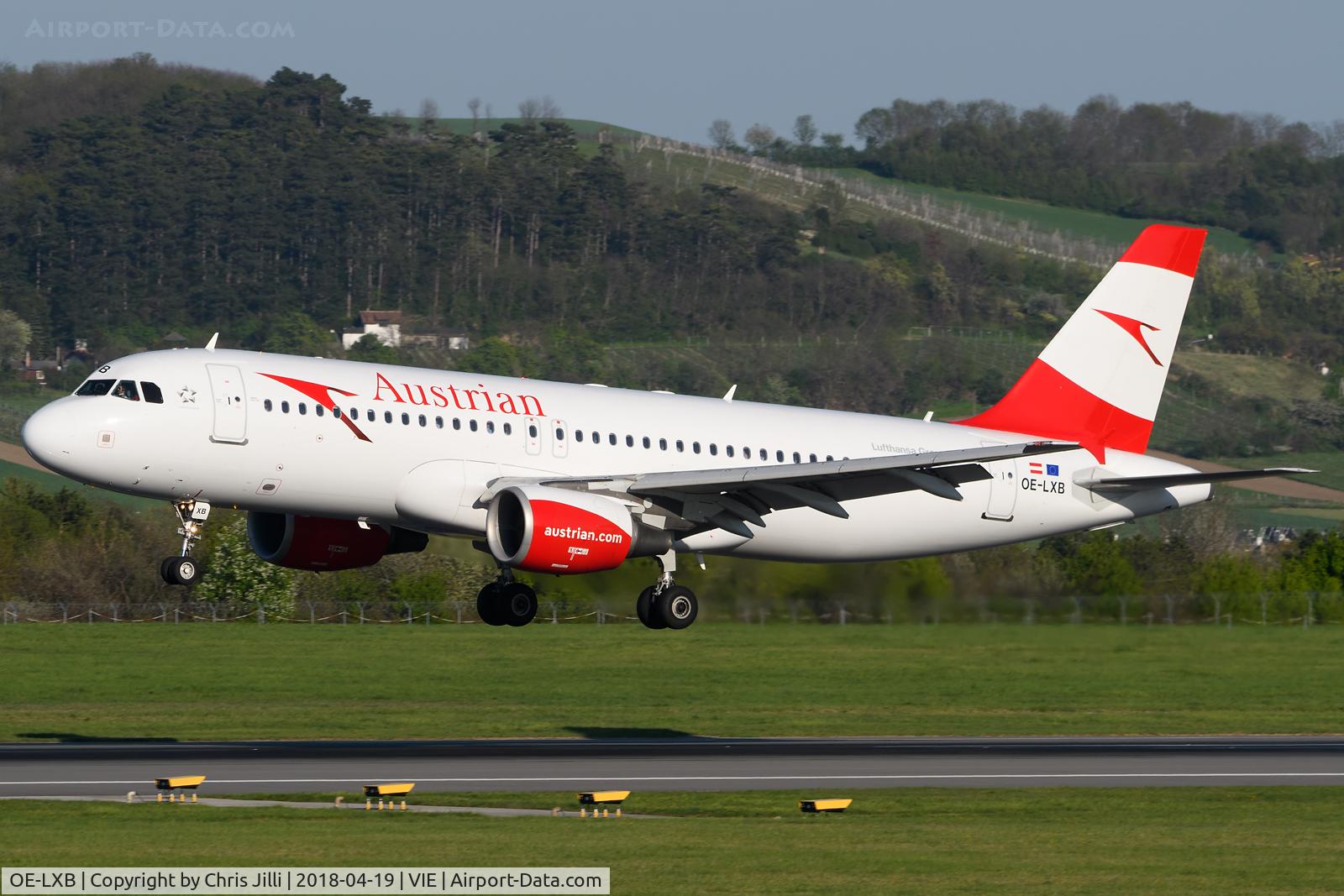 OE-LXB, 2008 Airbus A320-216 C/N 3482, Austrian