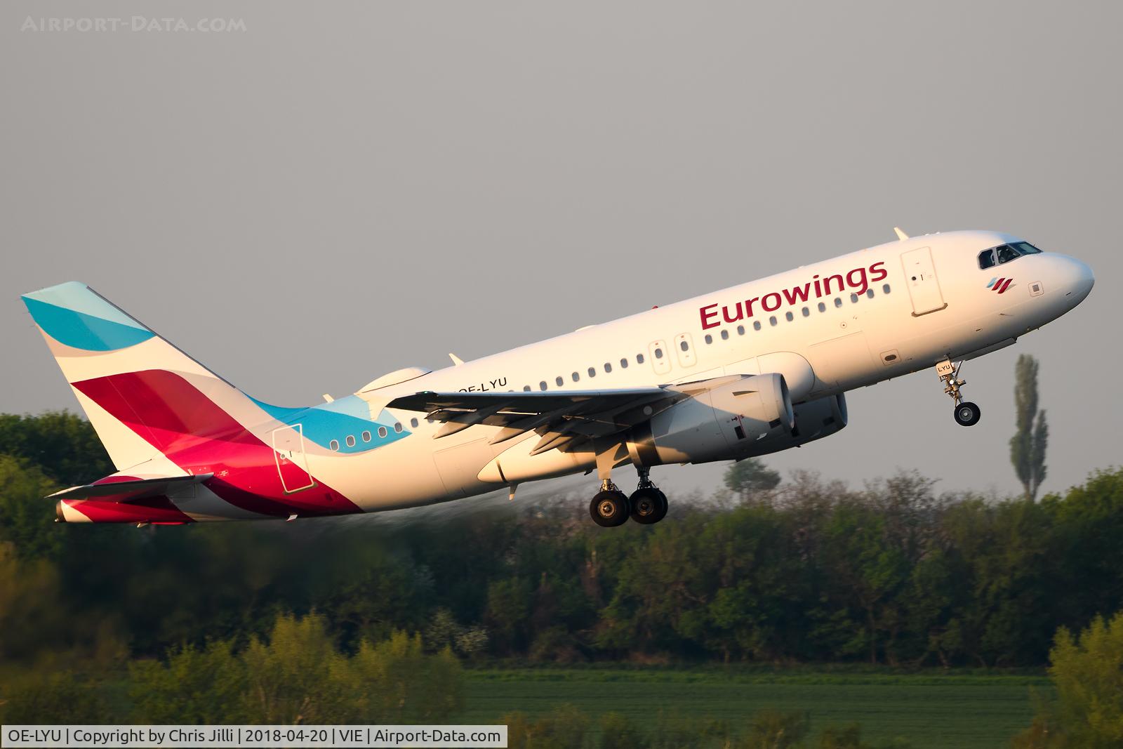 OE-LYU, 2013 Airbus A319-132 C/N 5535, Eurowings