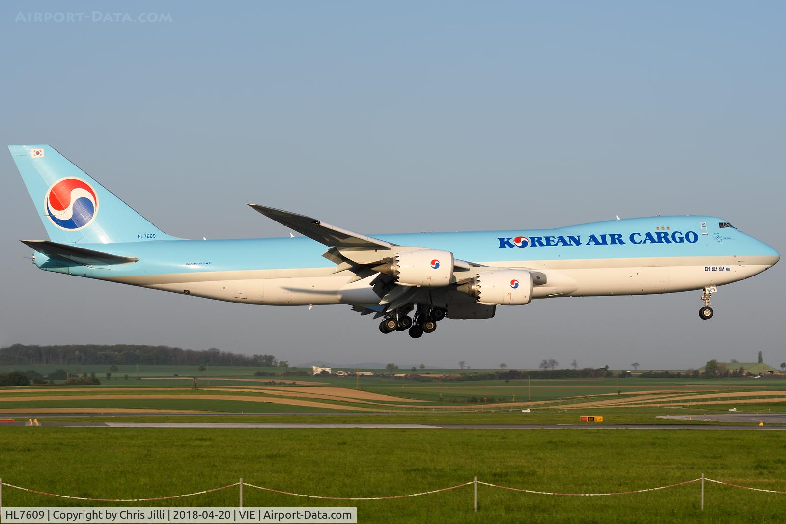 HL7609, 2012 Boeing 747-8HT/F C/N 37132, Korean Air Cargo