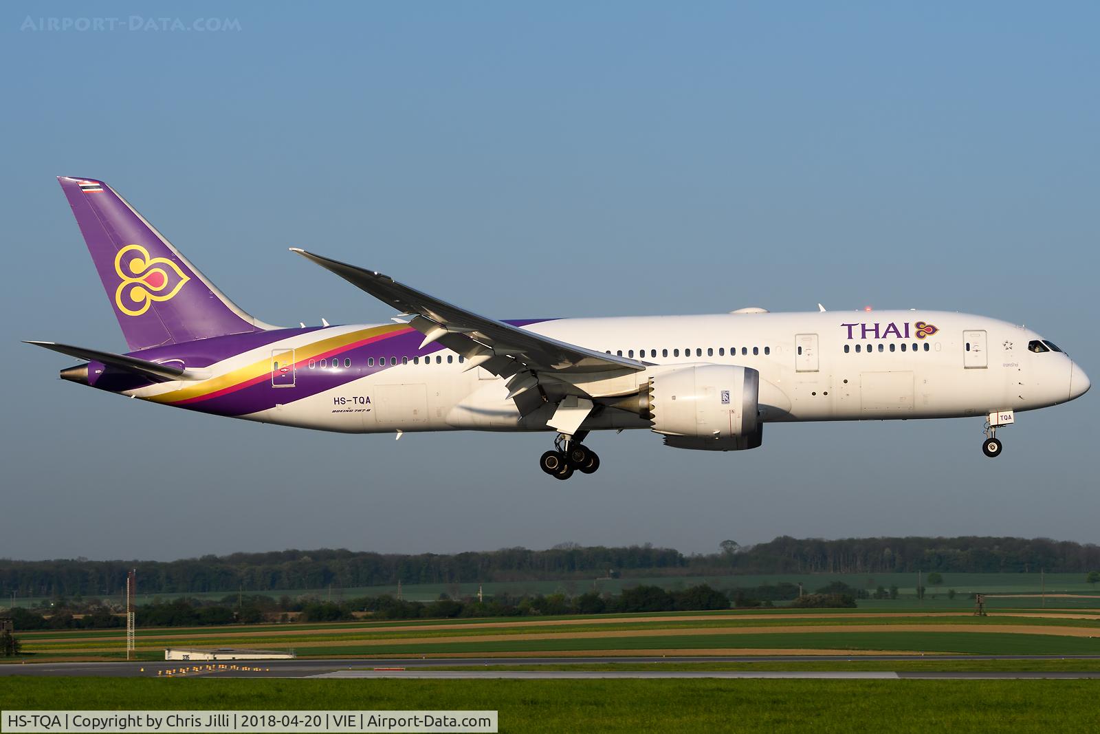 HS-TQA, 2014 Boeing 787-8 Dreamliner C/N 35315, Thai Airways