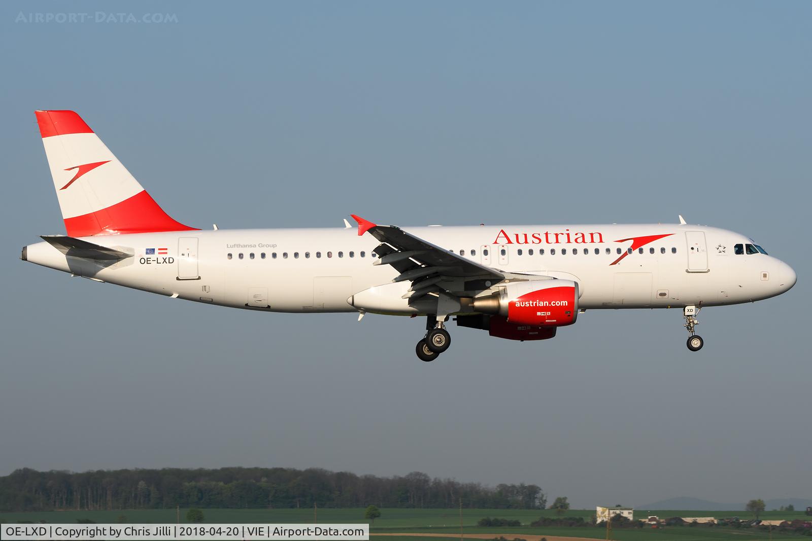 OE-LXD, 2008 Airbus A320-216 C/N 3515, Austrian