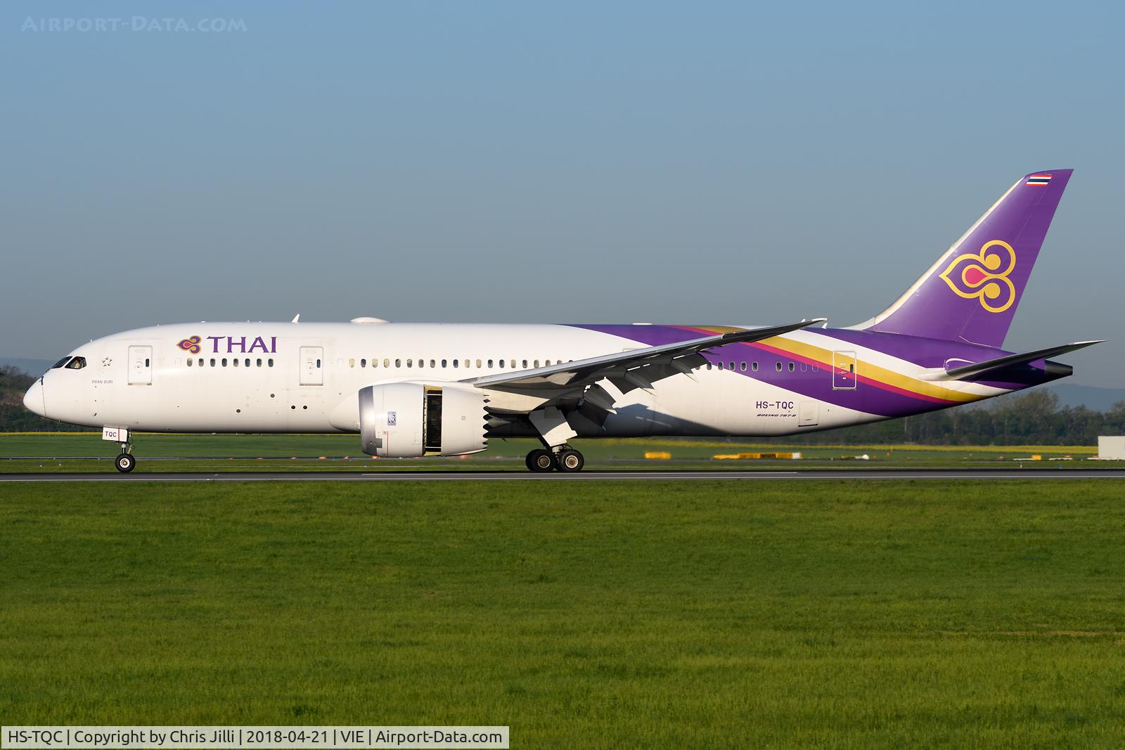 HS-TQC, 2014 Boeing 787-8 Dreamliner C/N 36110, Thai Airways
