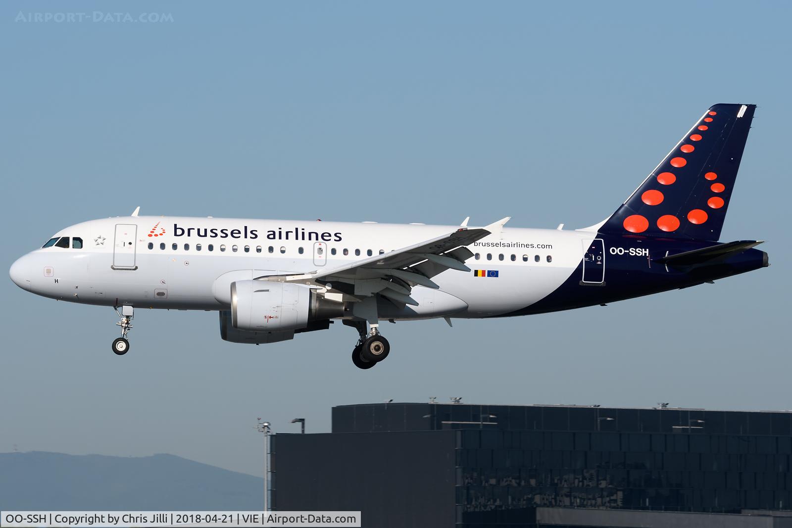 OO-SSH, 2006 Airbus A319-112 C/N 2925, Brussels Airlines