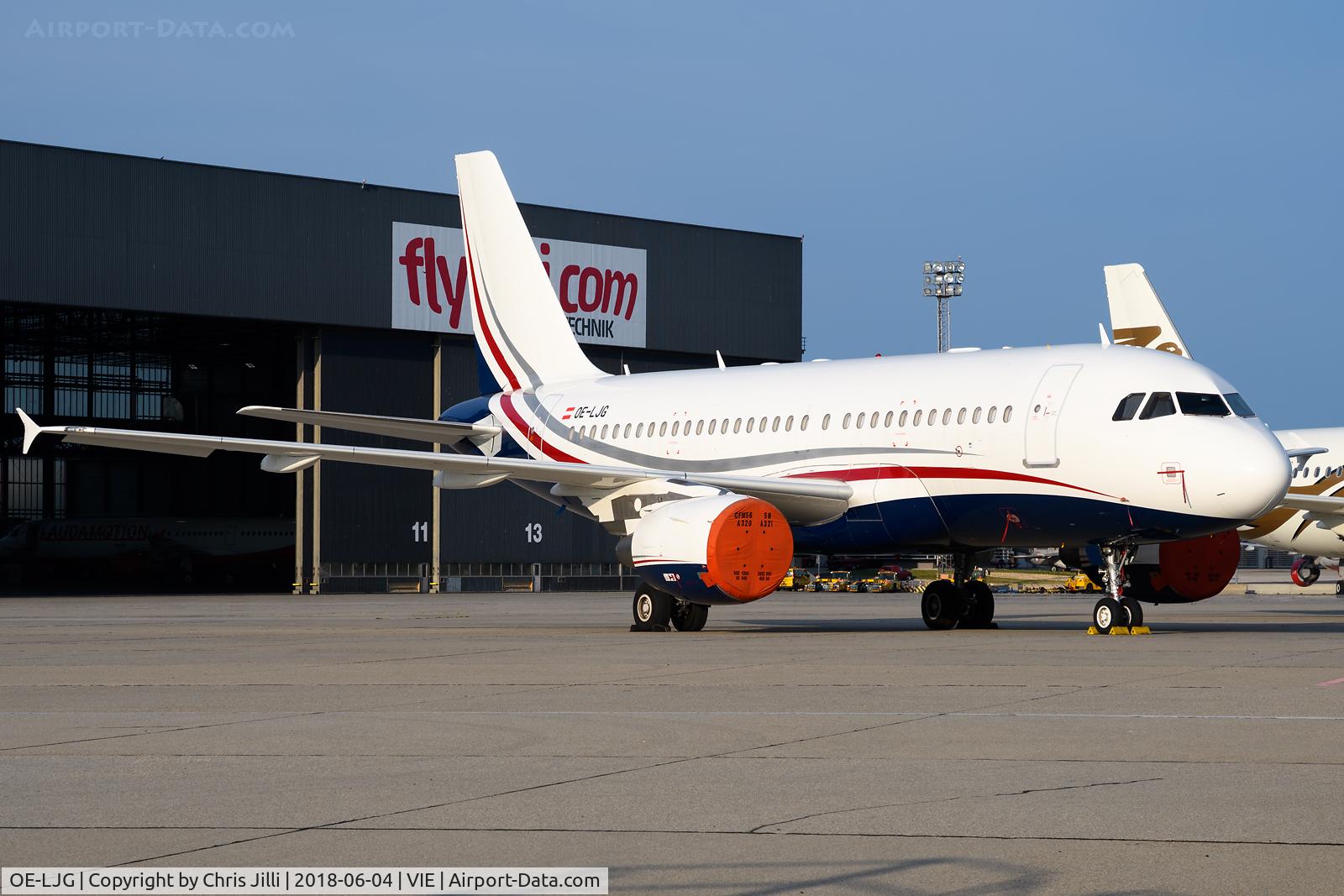 OE-LJG, 2010 Airbus ACJ319 (A319-115/CJ) C/N 4353, MJet