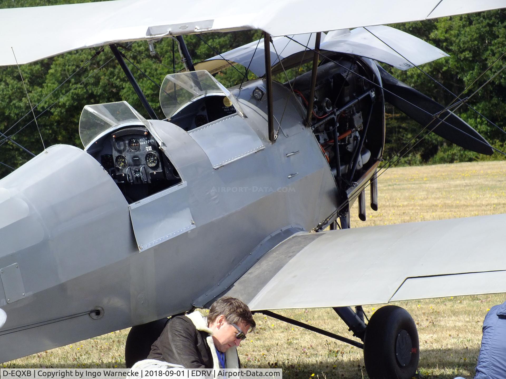 D-EQXB, 1949 Stampe-Vertongen SV-4C C/N 1086, Stampe-Vertongen SV-4C at the 2018 Flugplatzfest Wershofen