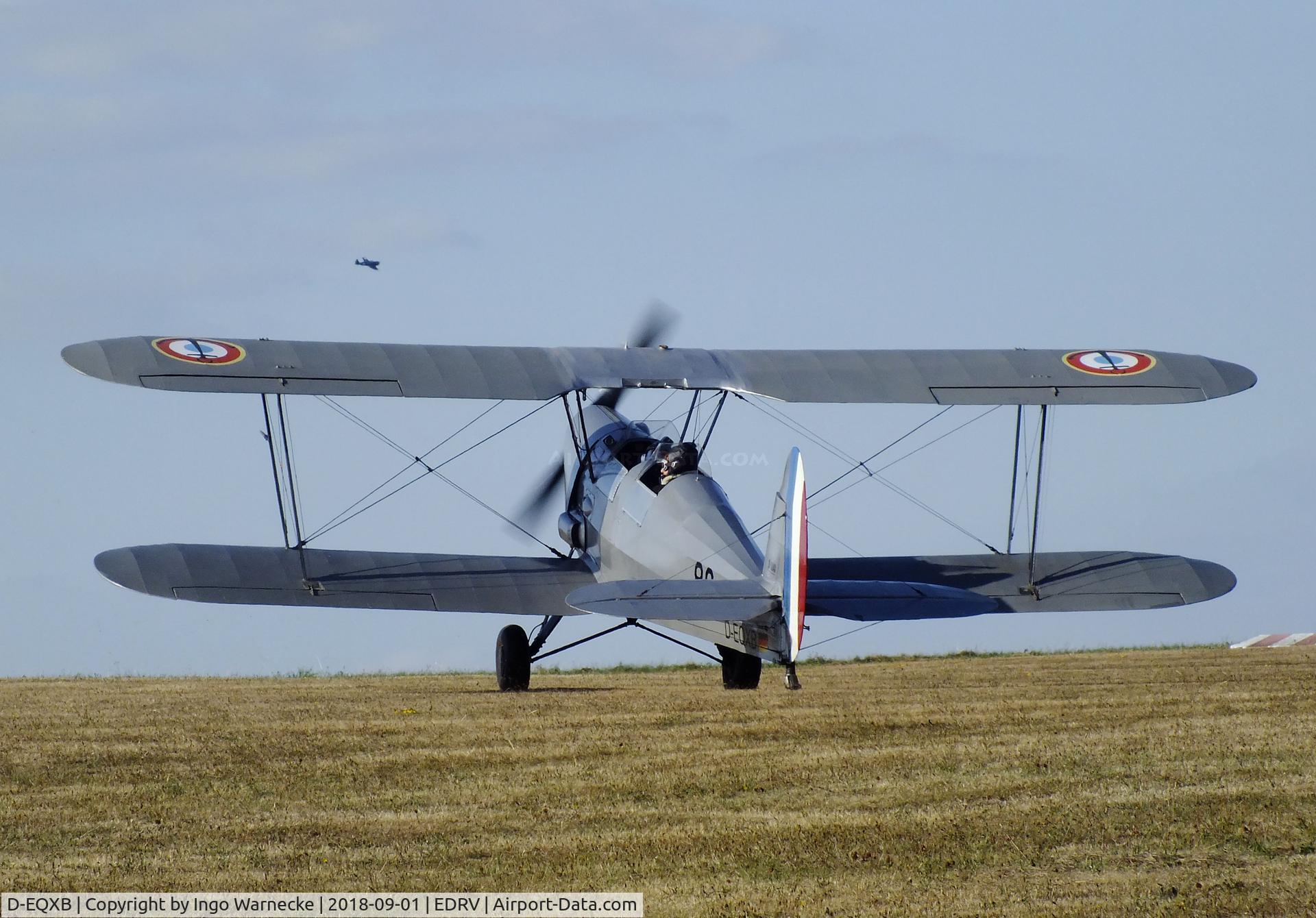 D-EQXB, 1949 Stampe-Vertongen SV-4C C/N 1086, Stampe-Vertongen SV-4C at the 2018 Flugplatzfest Wershofen