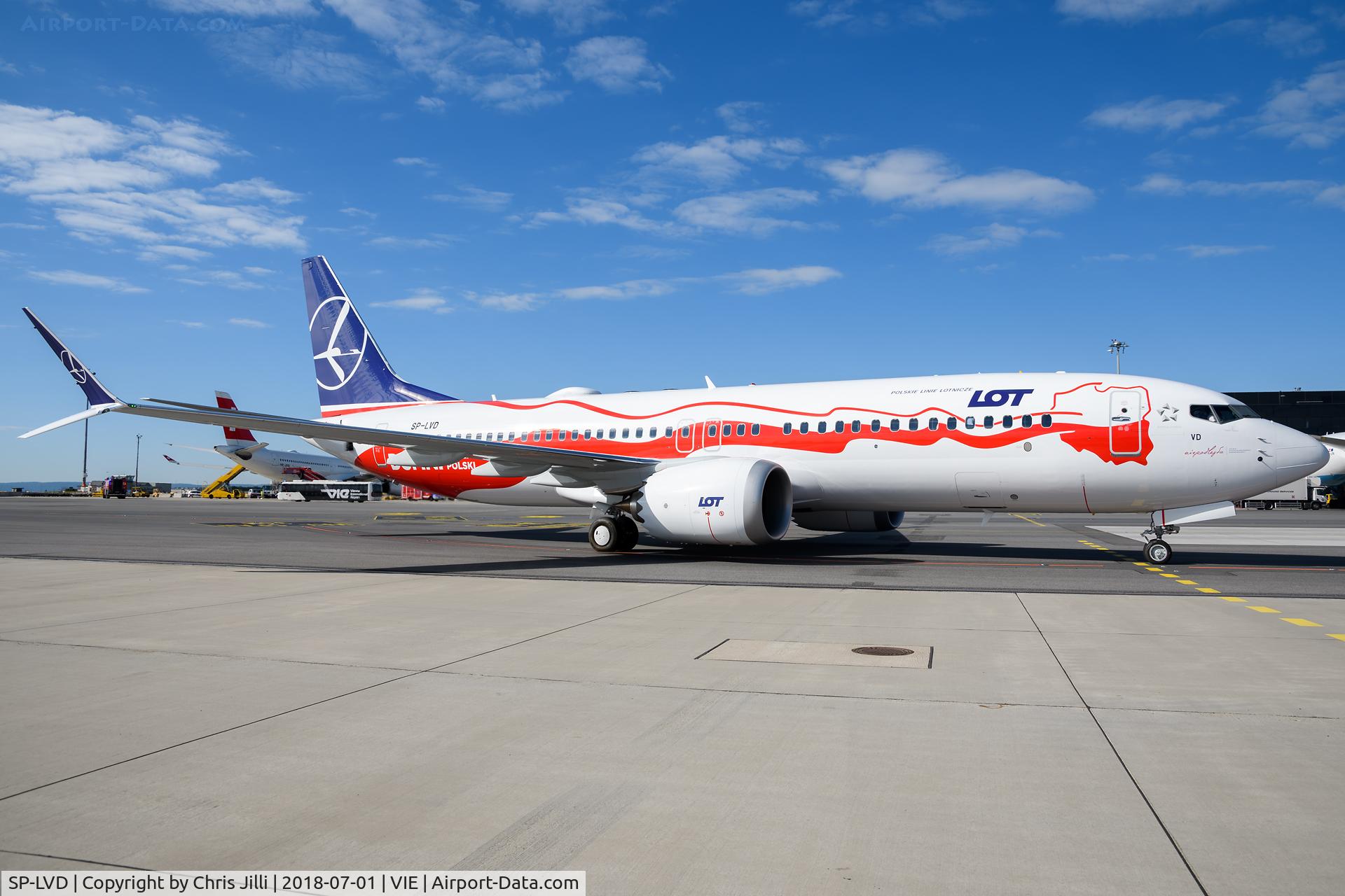 SP-LVD, 2018 Boeing 737-8 MAX C/N 64069, LOT Polish Airlines