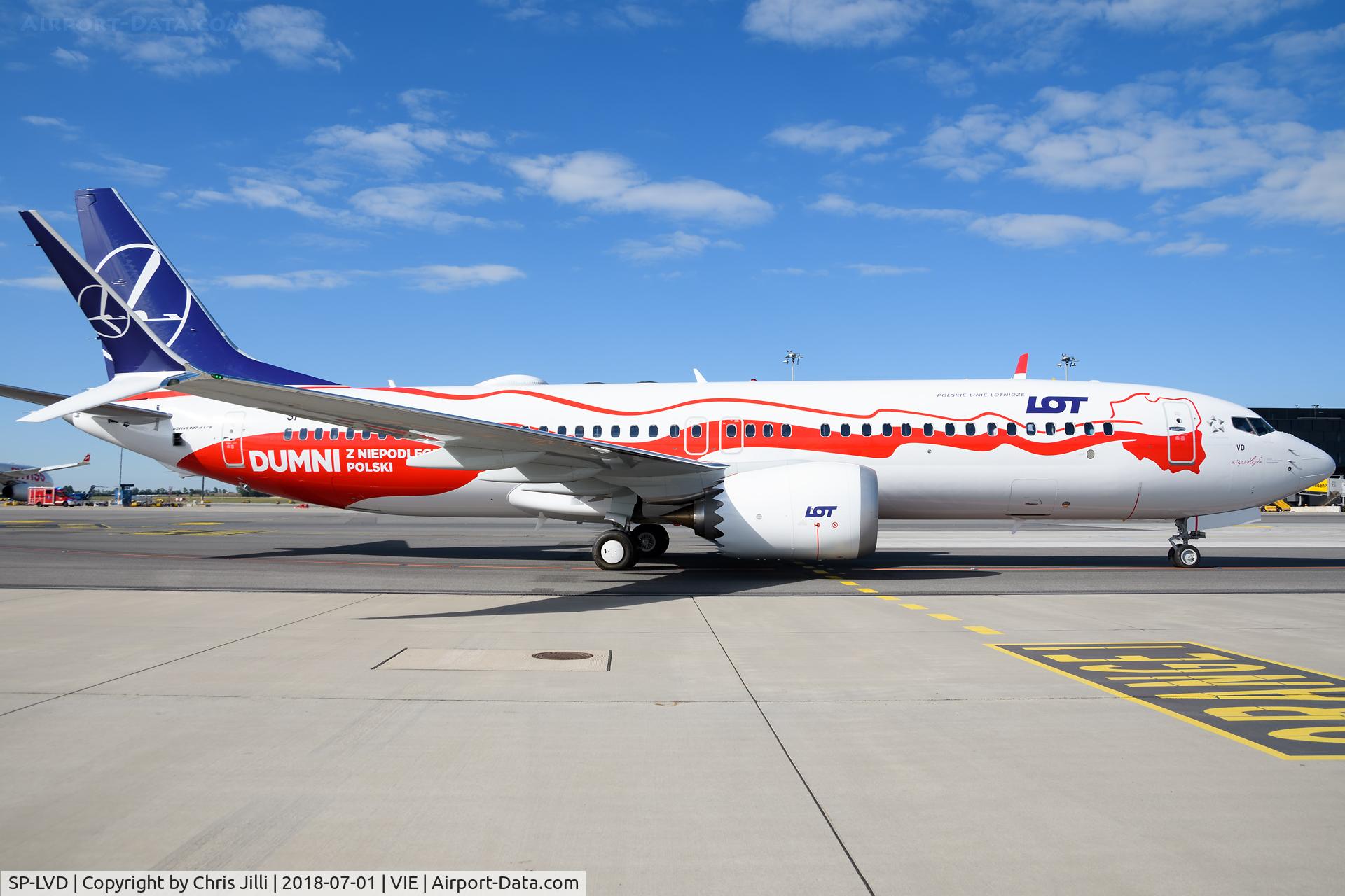 SP-LVD, 2018 Boeing 737-8 MAX C/N 64069, LOT Polish Airlines