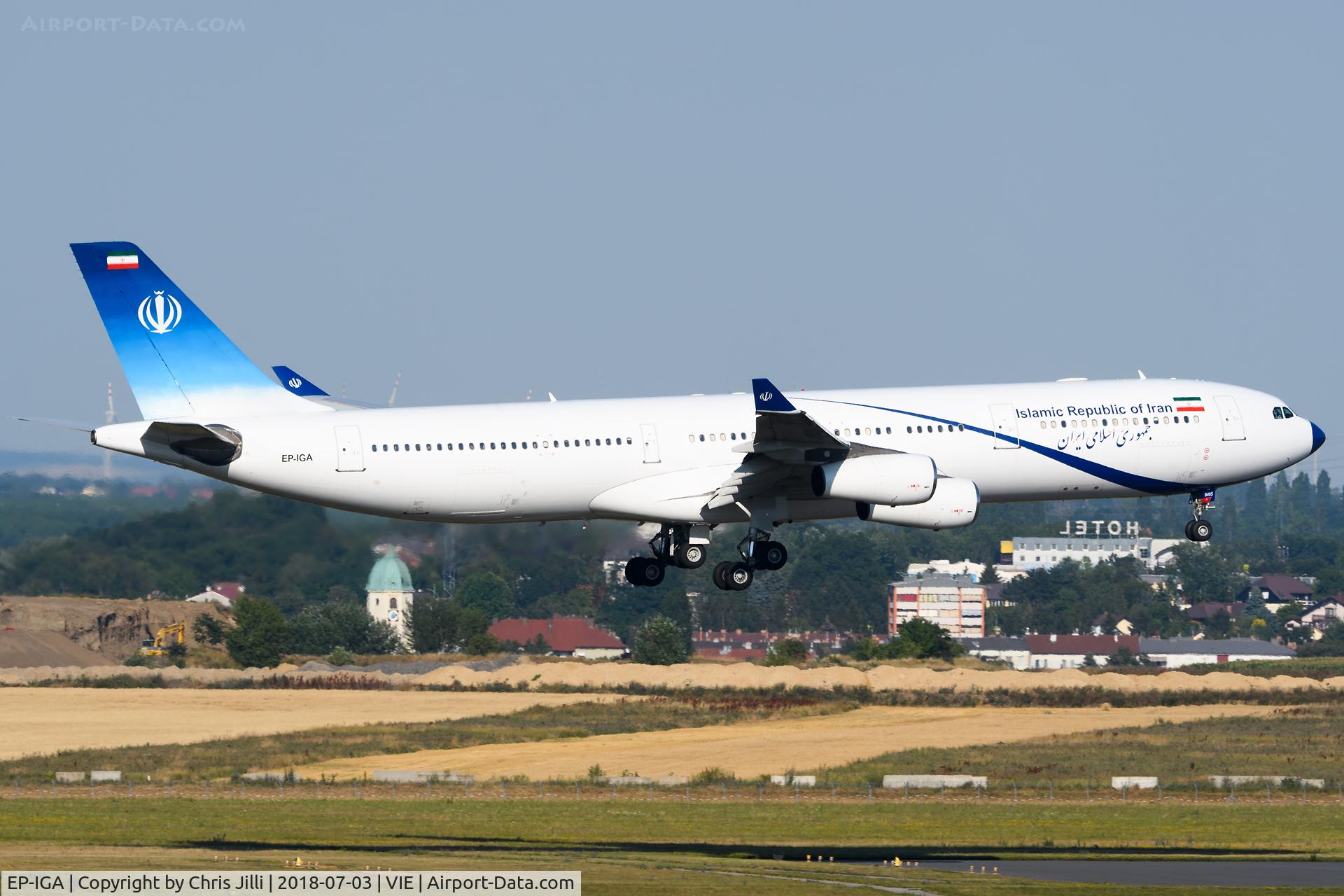 EP-IGA, 1999 Airbus A340-313 C/N 257, Islamic Republic of Iran