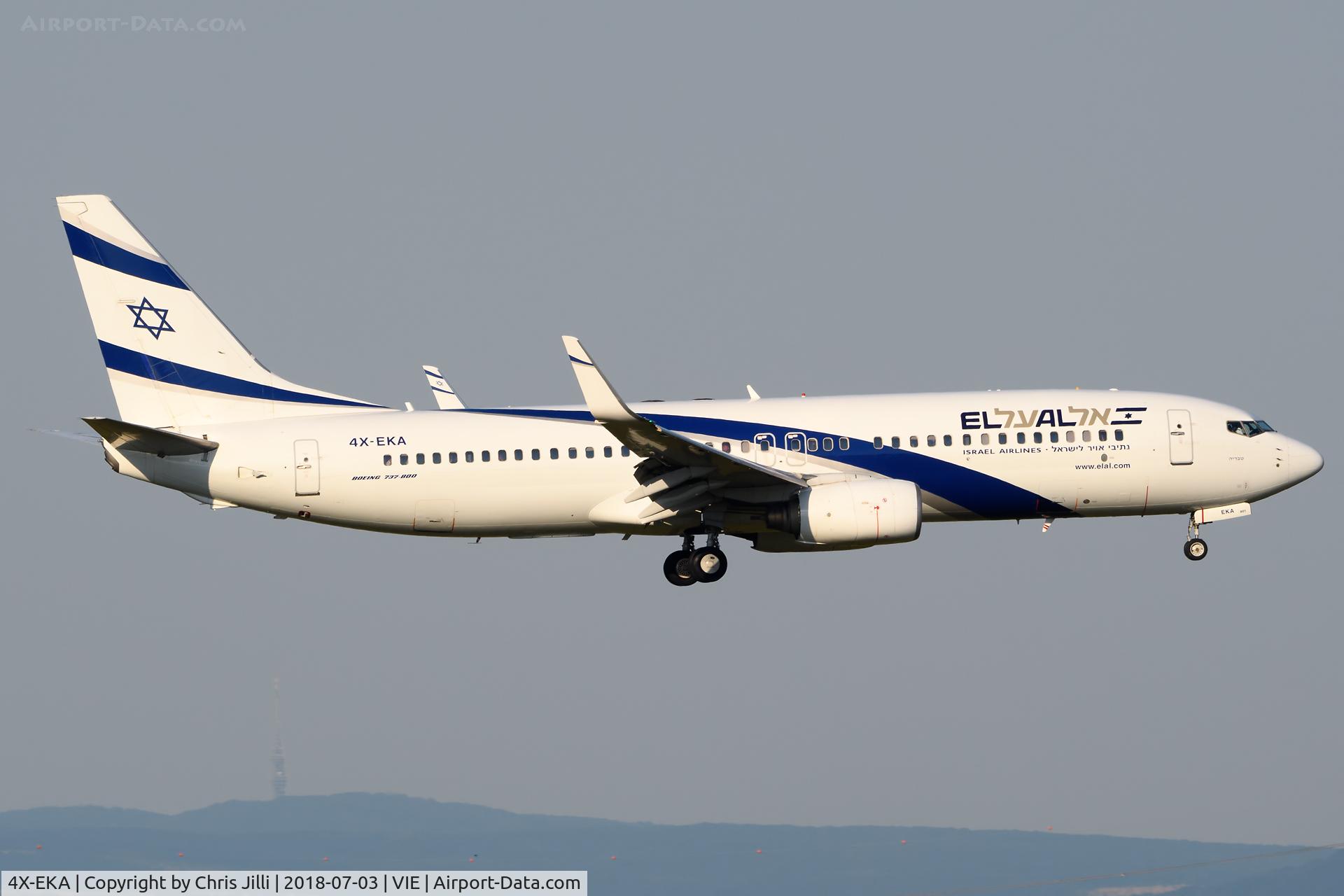 4X-EKA, 1999 Boeing 737-858 C/N 29957, El Al
