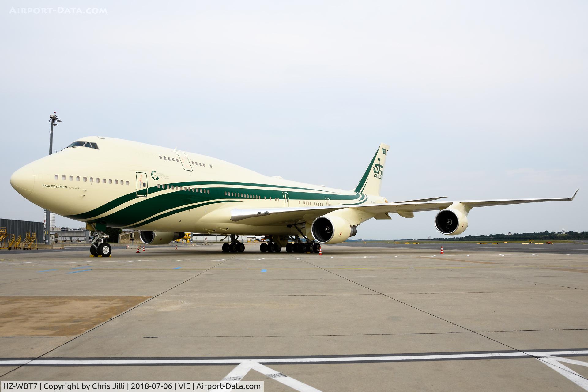 HZ-WBT7, 1992 Boeing 747-4J6 C/N 25880, Kingdom Holding