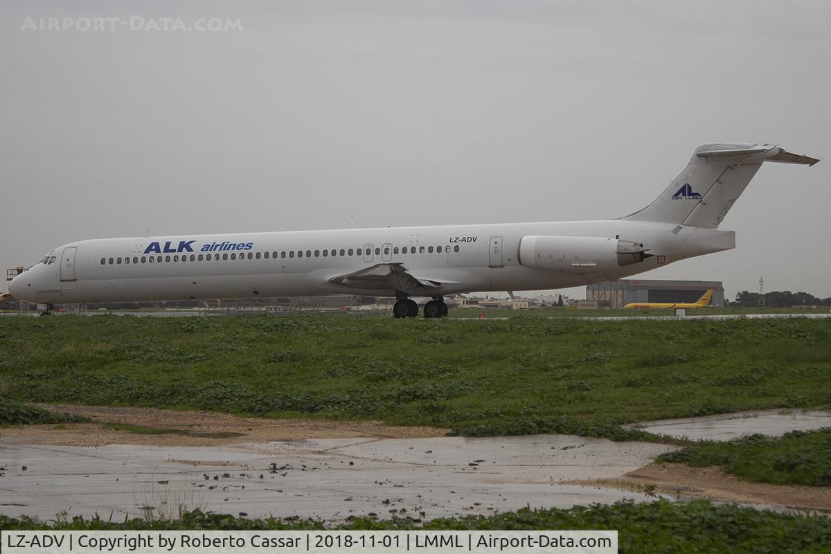 LZ-ADV, 1989 McDonnell Douglas MD-82 (DC-9-82) C/N 53053, Park 4