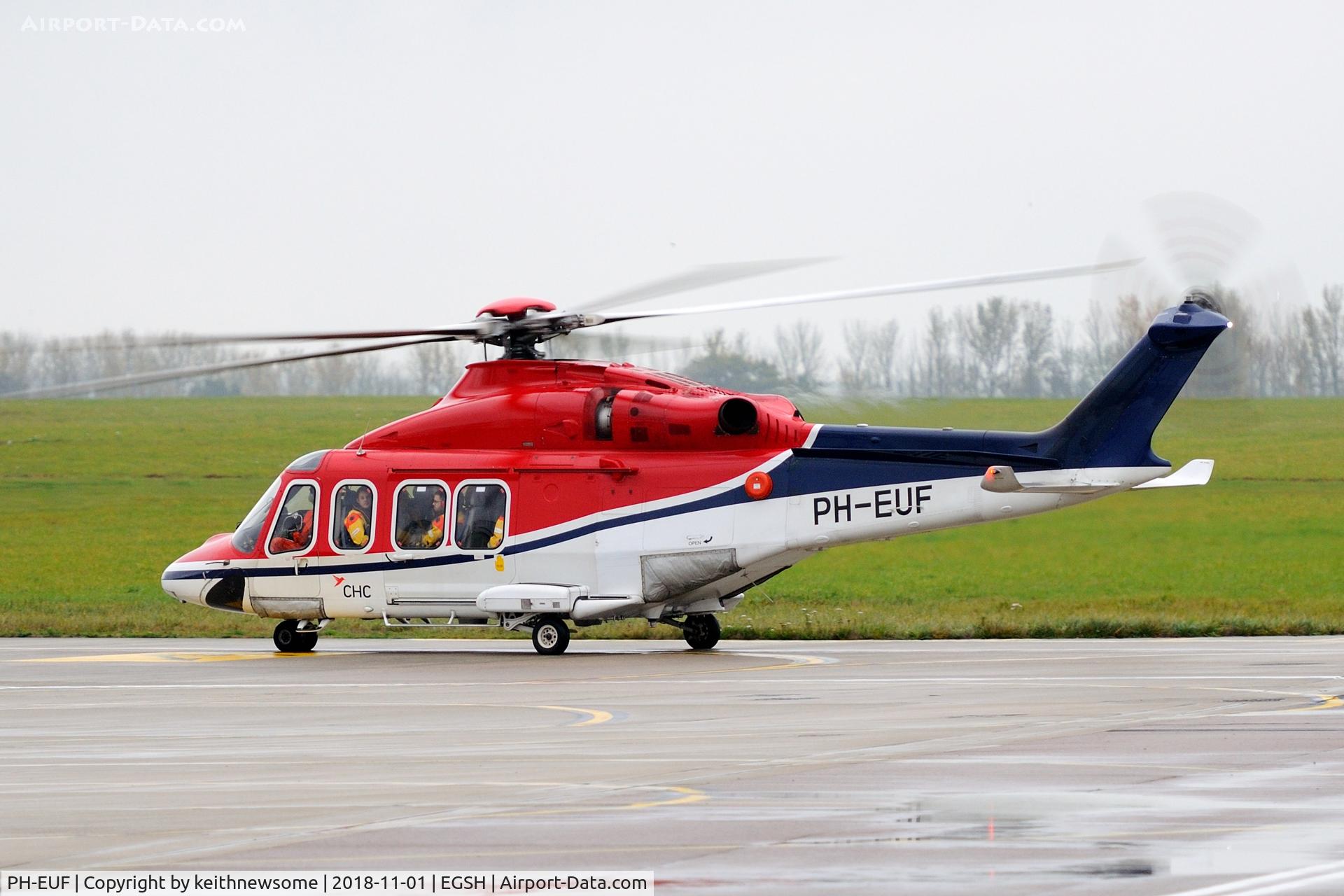 PH-EUF, 2012 AgustaWestland AW-139 C/N 31406, Visitor from Den Helder.