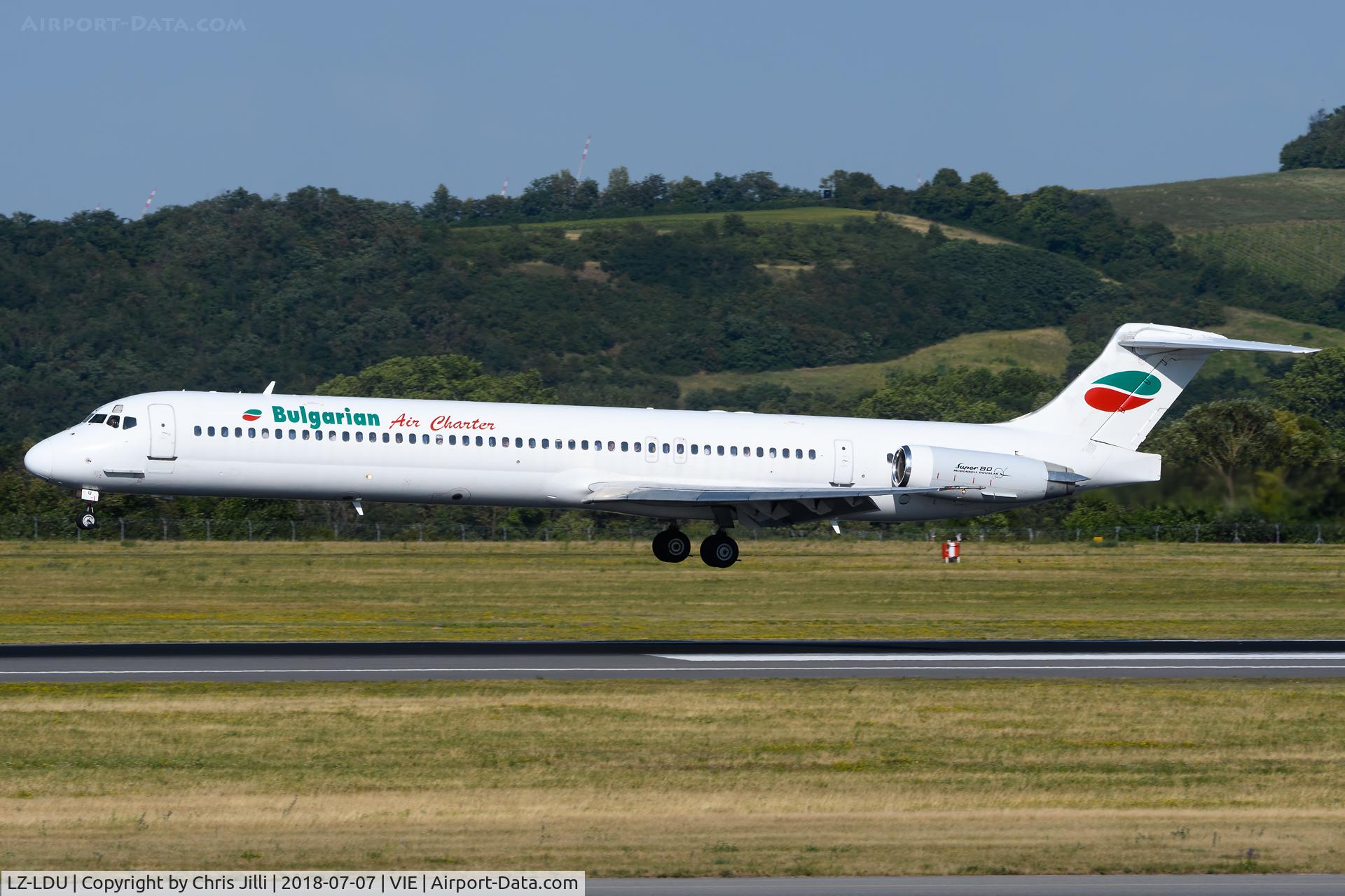 LZ-LDU, 1992 McDonnell Douglas MD-82 (DC-9-82) C/N 53204, Bulgarian Air Charter