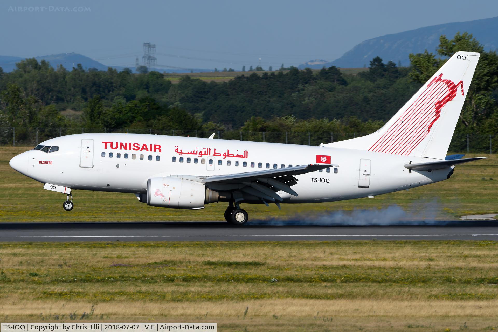 TS-IOQ, 2000 Boeing 737-6H3 C/N 29501, Tunisair