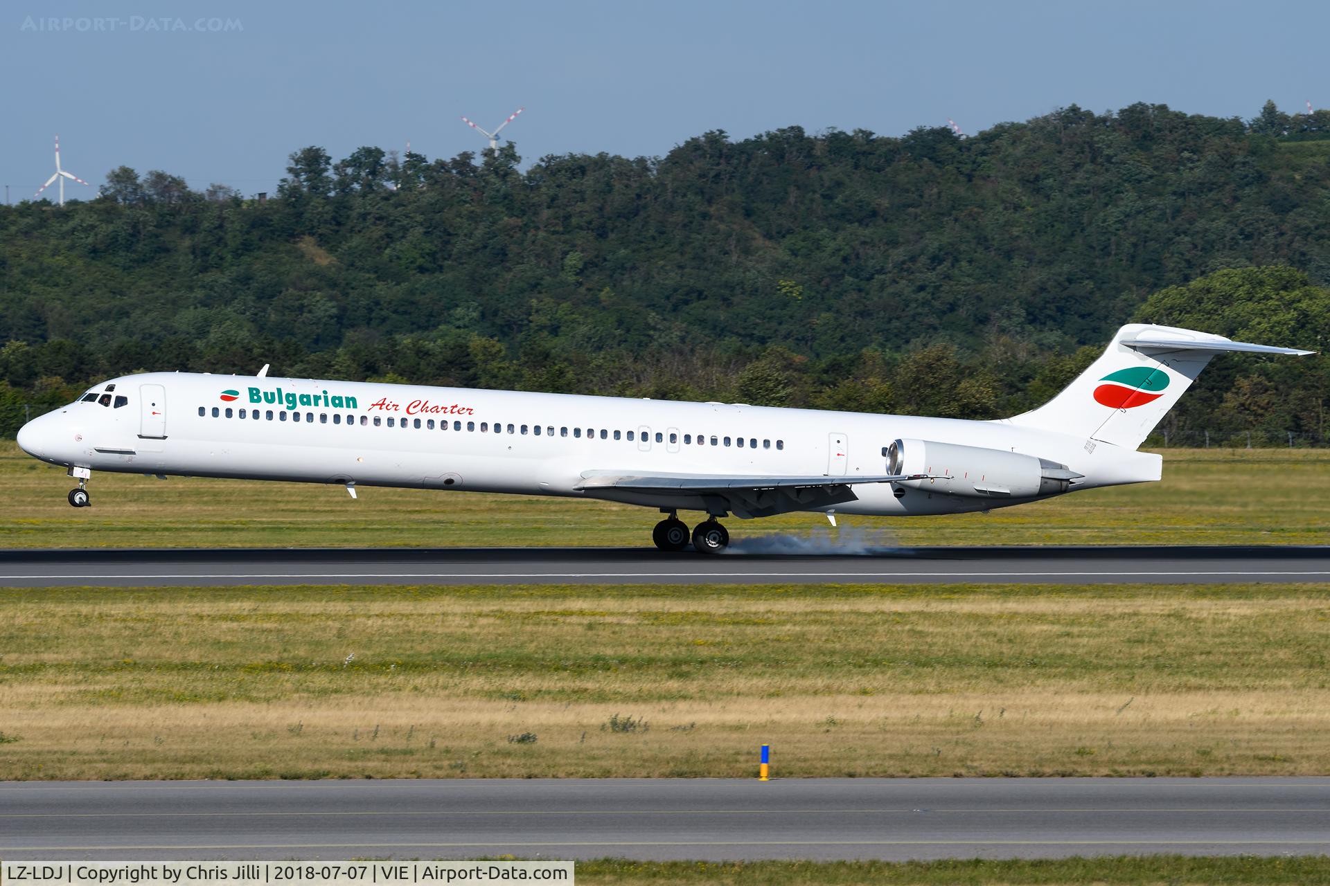 LZ-LDJ, 1995 McDonnell Douglas MD-82 (DC-9-82) C/N 53230, Bulgarian Air Charter