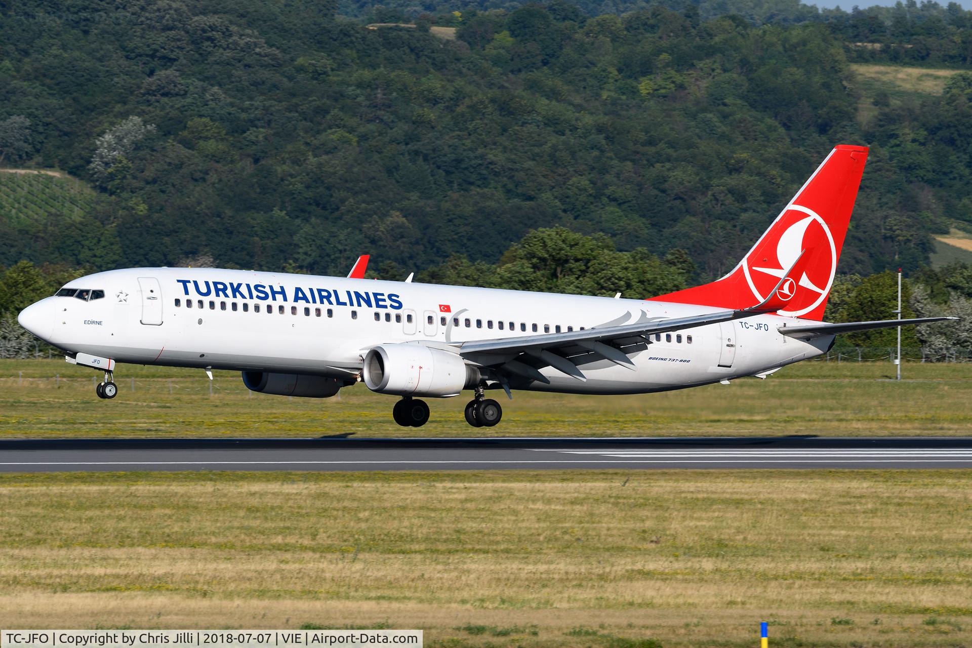 TC-JFO, 1999 Boeing 737-8F2 C/N 29777, Turkish Airlines