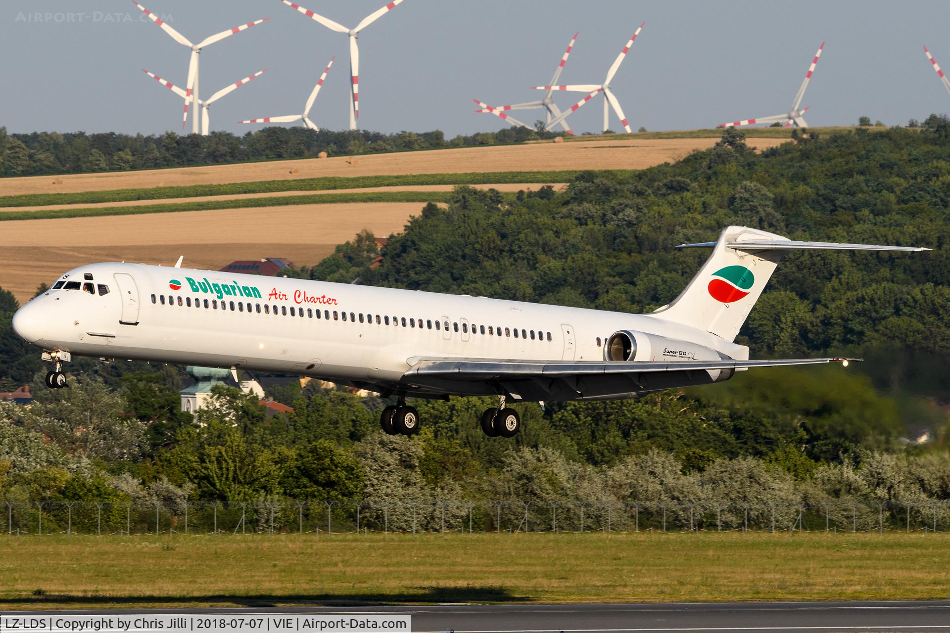 LZ-LDS, 1993 McDonnell Douglas MD-82 (DC-9-82) C/N 53218, Bulgarian Air Charter