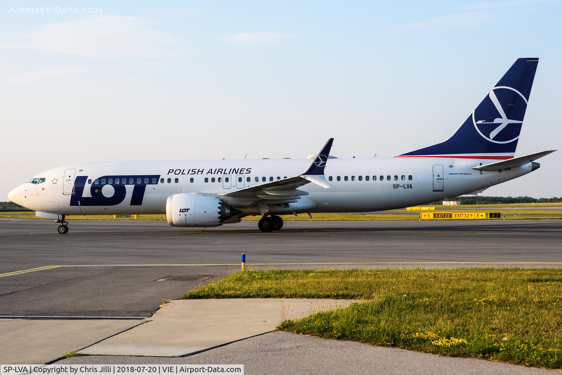SP-LVA, 2017 Boeing 737-8 MAX C/N 64067, LOT Polish Airlines