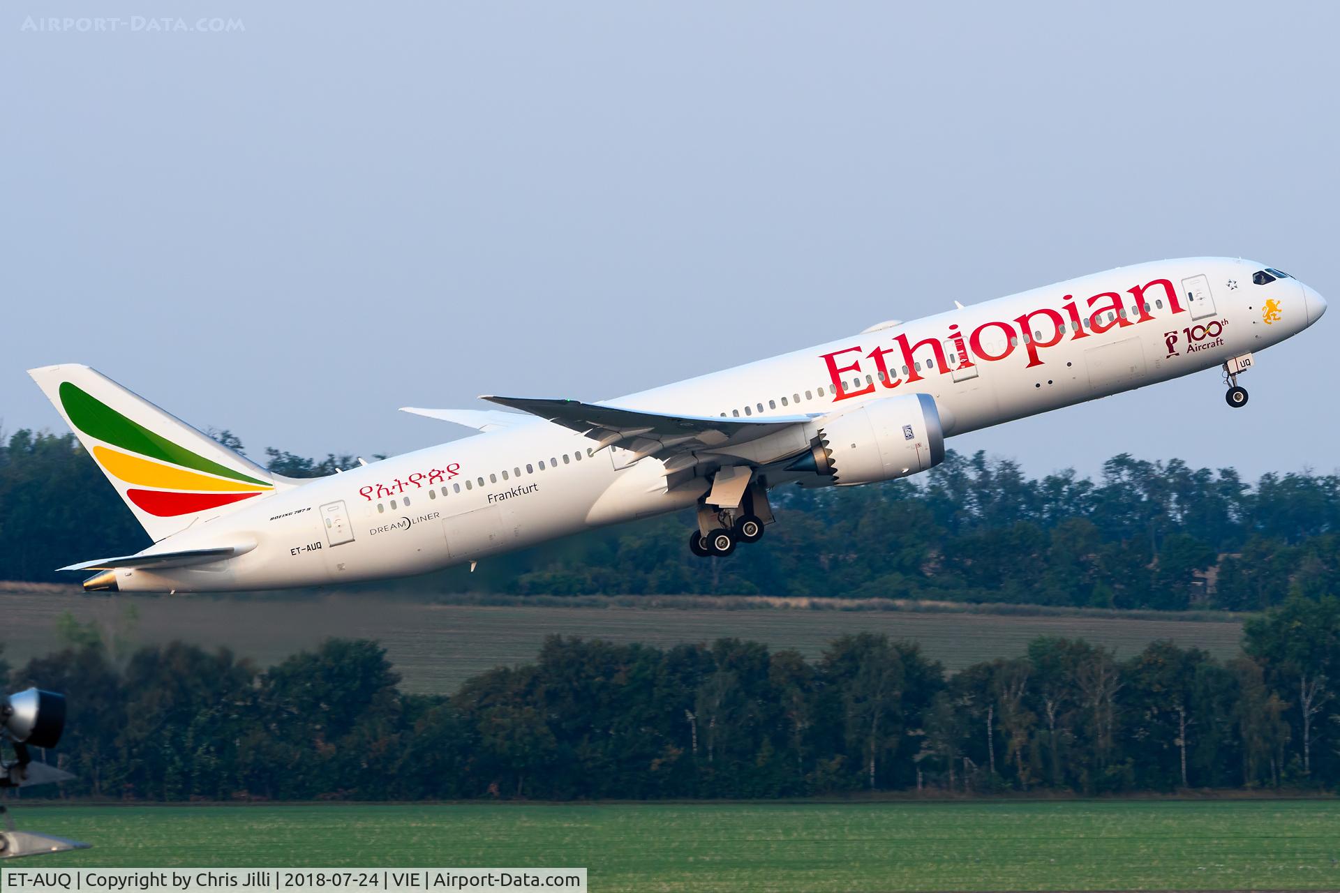 ET-AUQ, 2018 Boeing 787-9 Dreamliner Dreamliner C/N 38787, Ethiopian Airlines