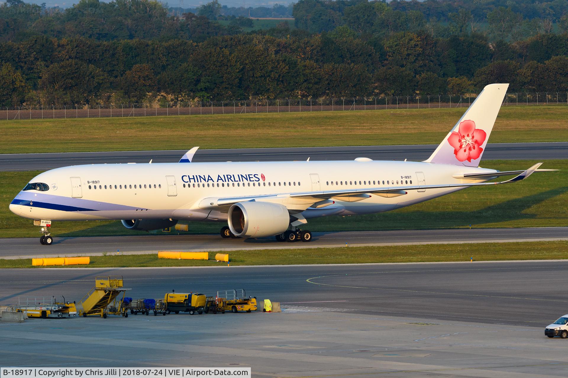 B-18917, 2018 Airbus A350-941 C/N 208, China Airlines