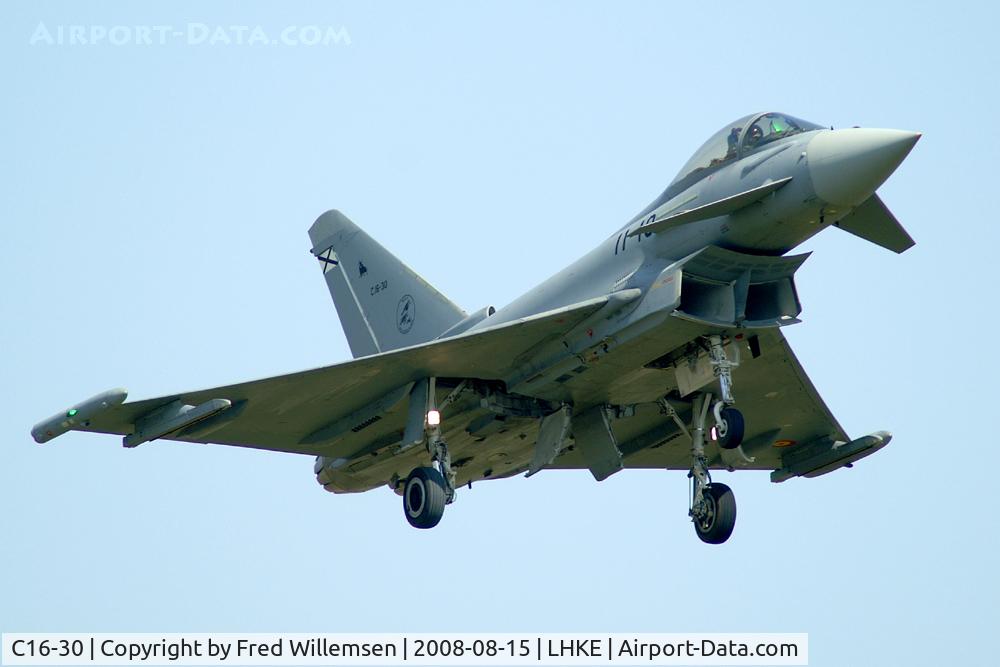 C16-30, Eurofighter EF-2000 Typhoon S C/N SS011, 